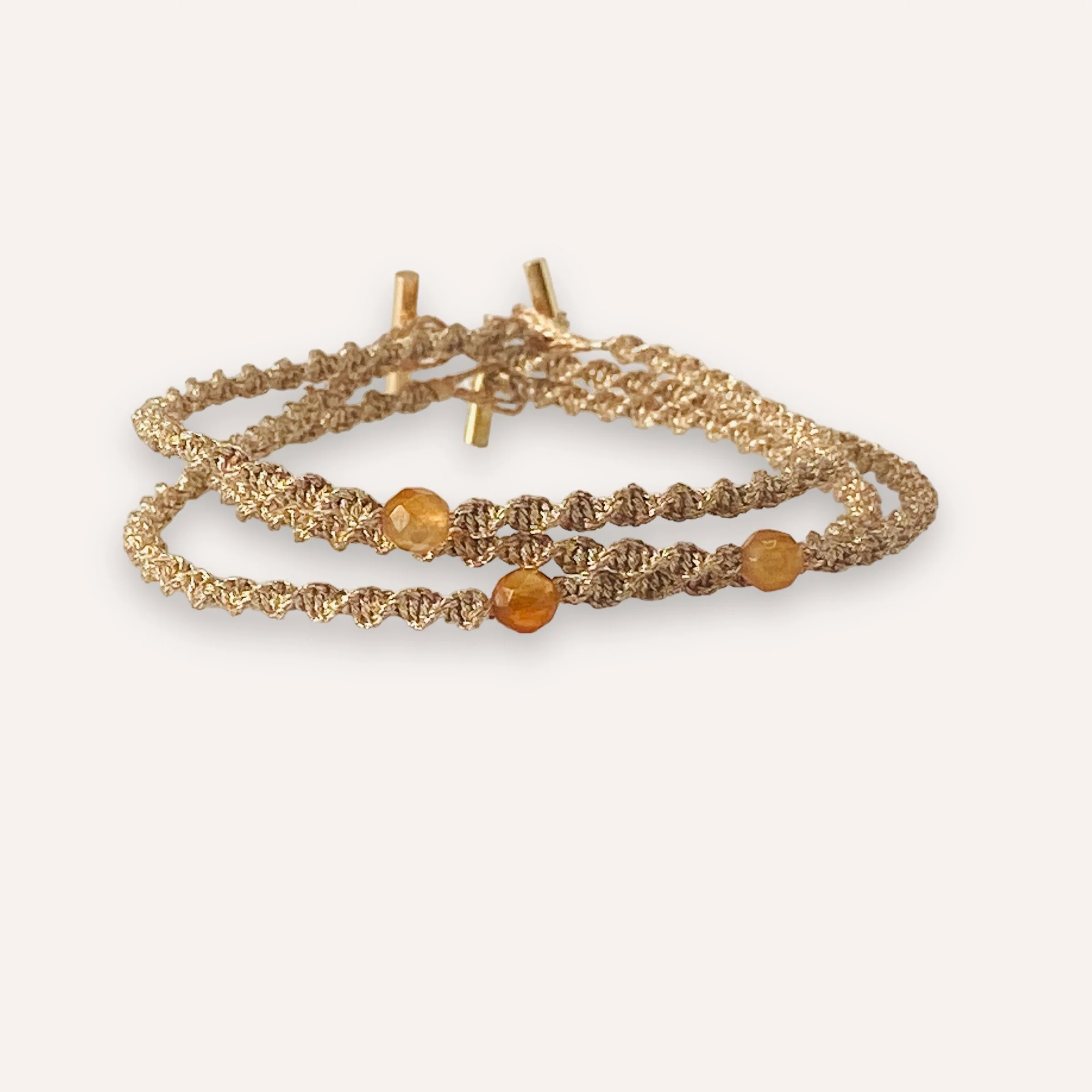Bracelets Equinoxe torsadé Tourmaline orange.JPG