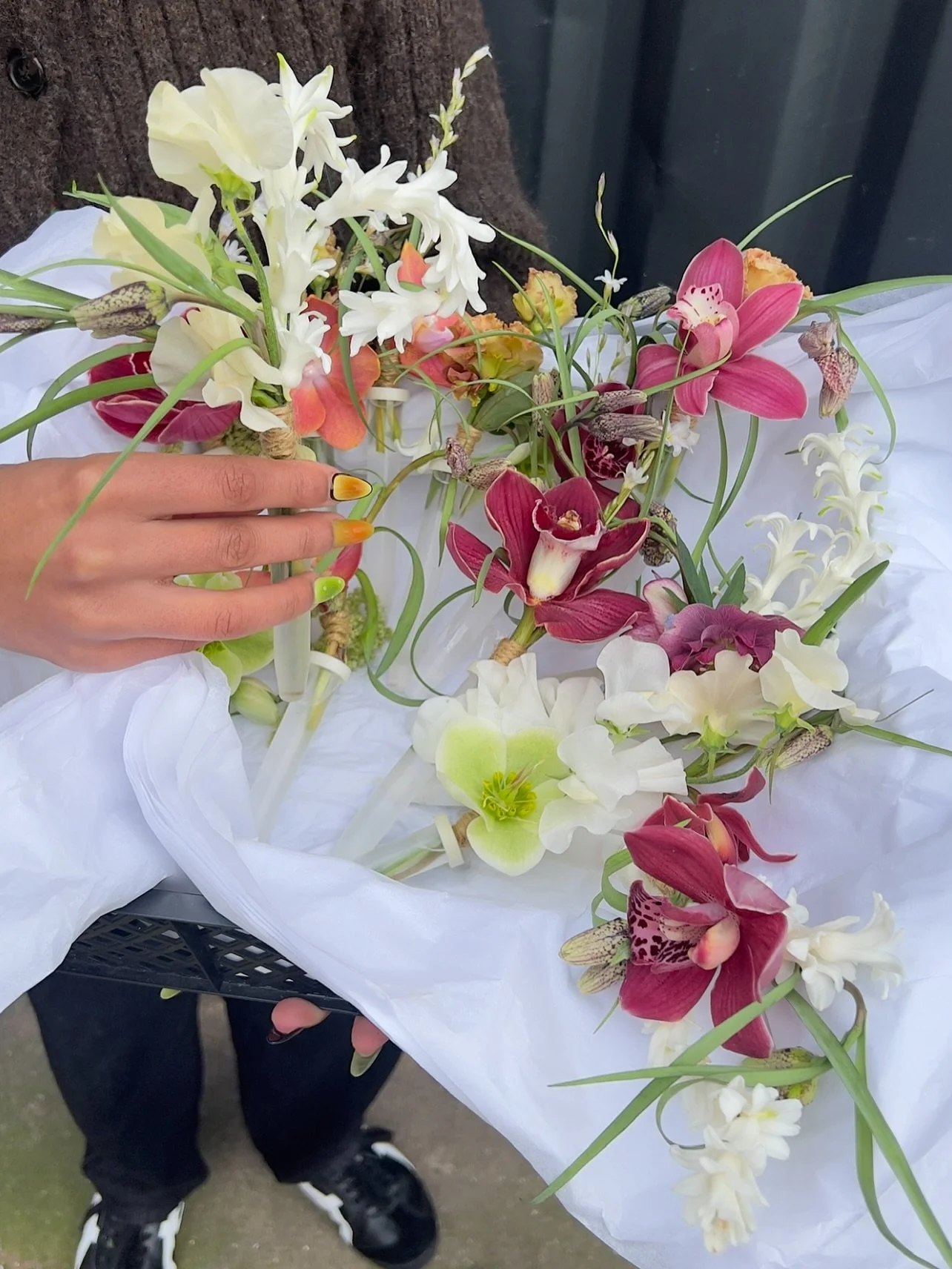 Personal items for S&amp;A - each buttonhole with its own lil vibe, building up to the full bridal design. With the lovely @islaandsmithbespokeevents 🧚🏻🧚🏻🤍