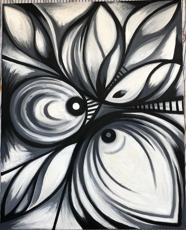 Second black and white #black #blackandwhite #blancoynegro #art #artsy #arte #stayhome #quedateencasa #gallery #artgallery #artoftheday #artforsale #artist #abstract #abstractart #abstractartist #windsorandnewton #londonart #londonartist #oilpainting