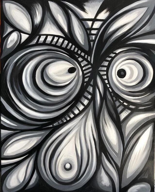 Next black and white layer #blackandwhite #blancoynegro #painting #oilpainting #oiloncanvas #windsorandnewton #art #artistsoninstagram #artist #arte #artwork #comtemporaryart #artgallery #gallery #picoftheday #abstract #abstractart #abstractpainting