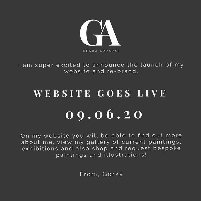 W E B S I T E &amp;  R E - B R A N D 📢 0 9 . 0 6 . 2 0 📢
Stay tuned... and watch this space!👀
&bull;
&bull;
&bull;
&bull;
&bull;
&bull;
&bull;
&bull;
#instaart #oilpainting #oilpainting #londonartgallery #londonart #londonartist #artistsoninstagra