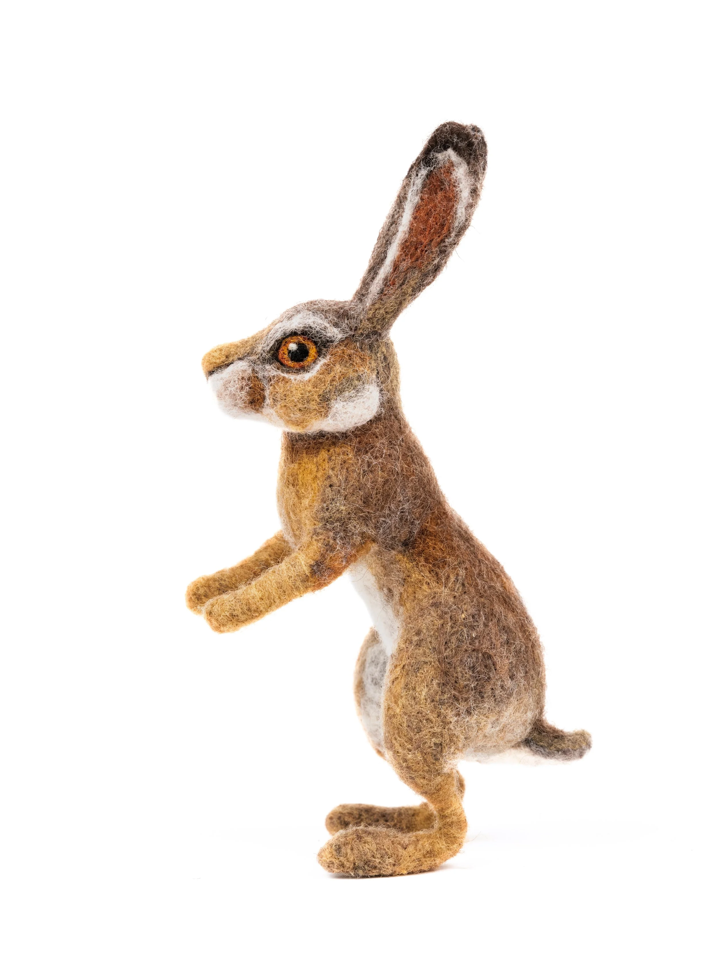 Needle Felting an Armatured Hare
