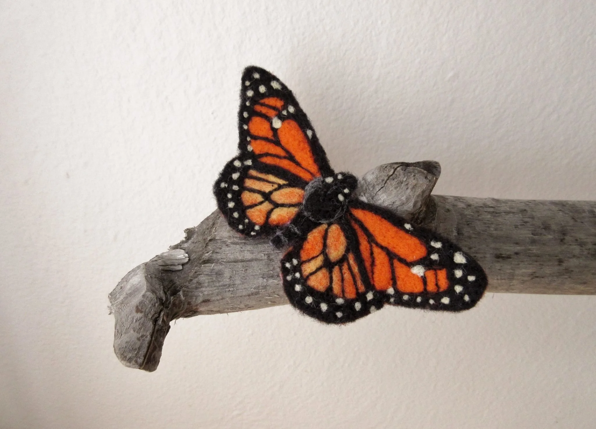 Needle Felted Monarchs