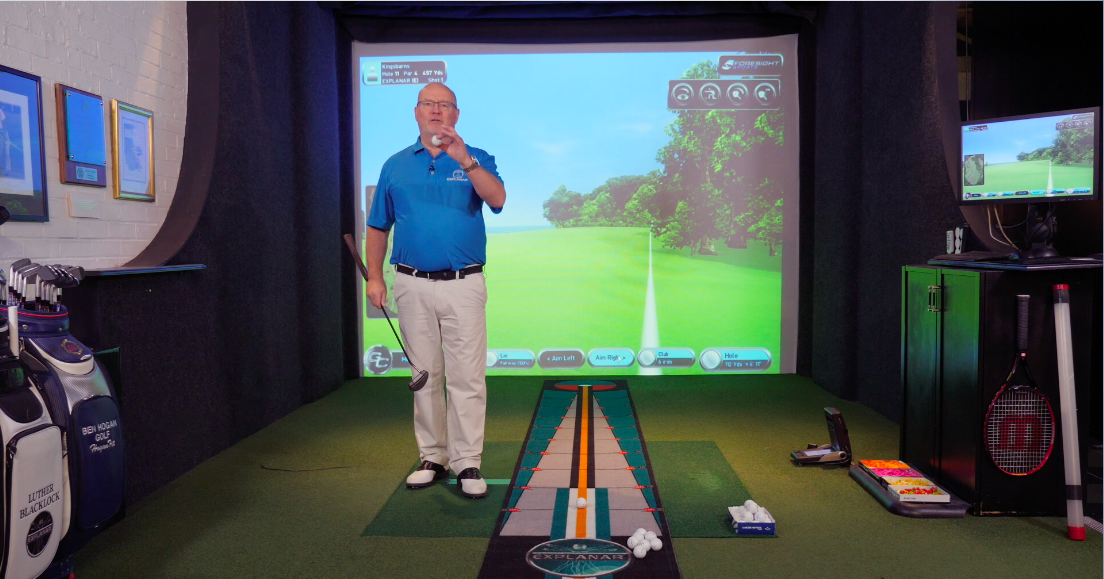 For great putting, you must control the ball with roll