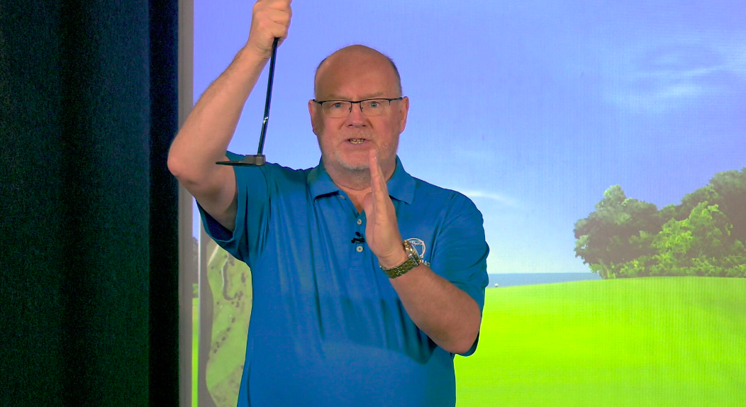 For consistent putting, keep your stroke neat and deliberate