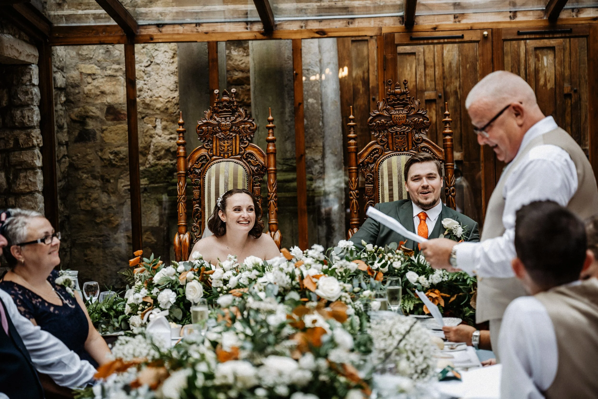 Wedding Speeches at Walworth Castle