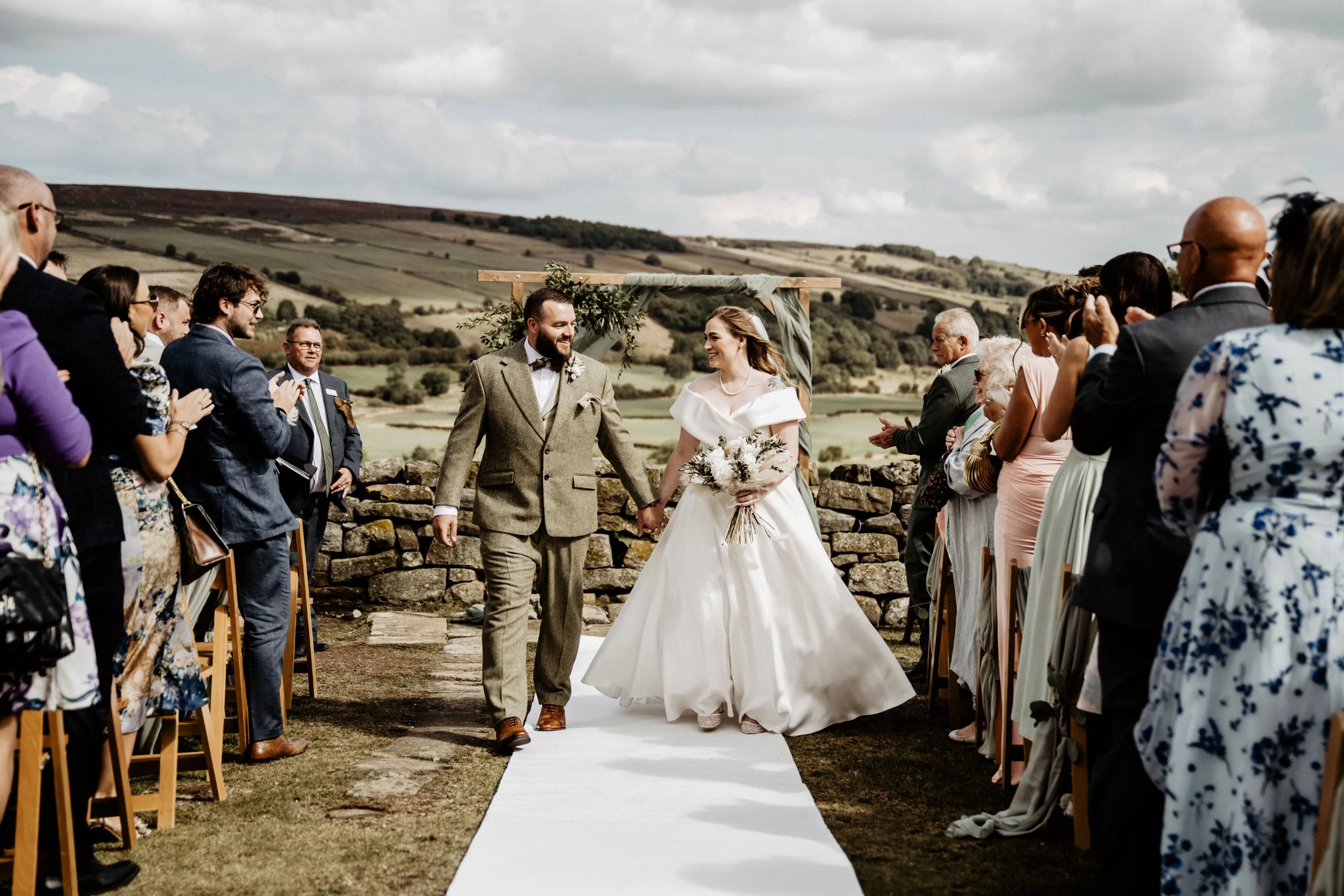 Danby Castle Bride & Groom