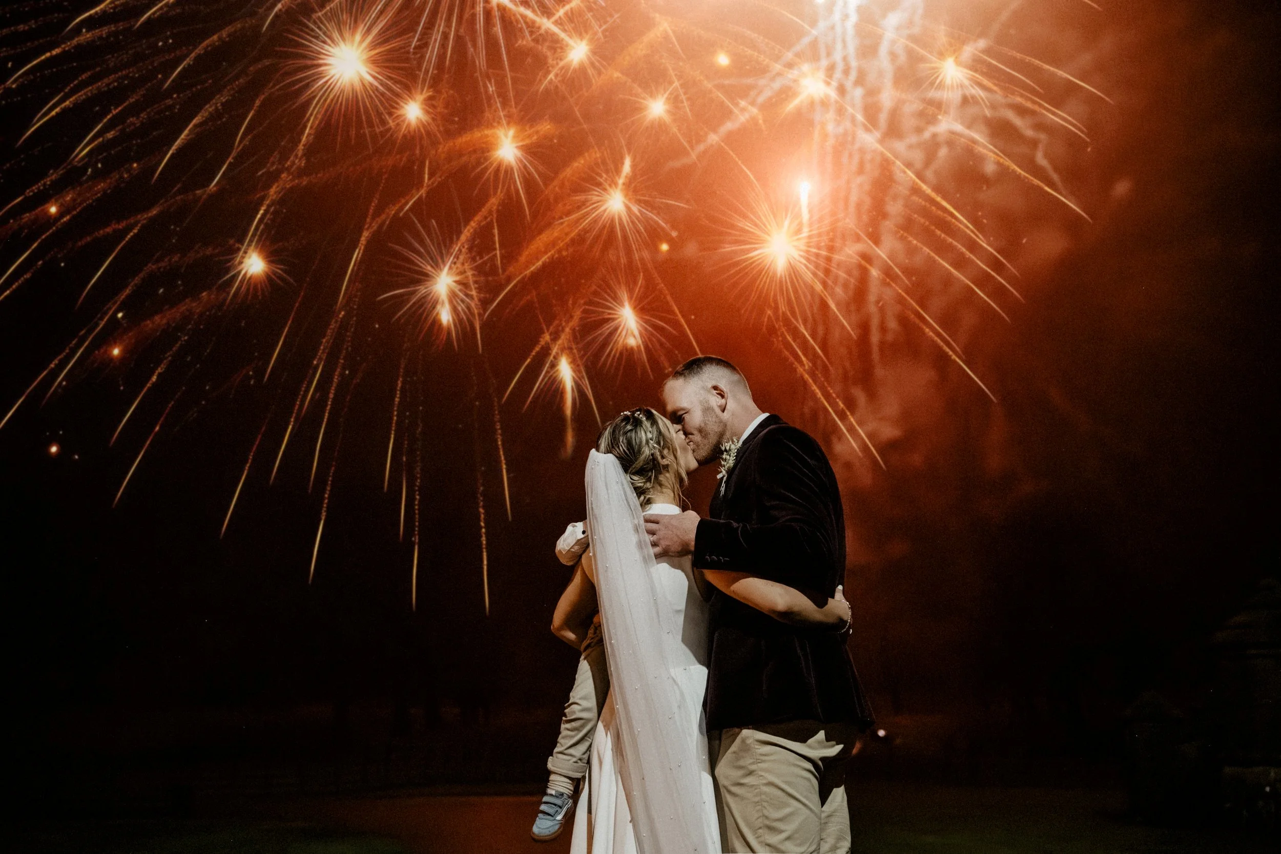 Fireworks Finale at Wedding Allerton Castle