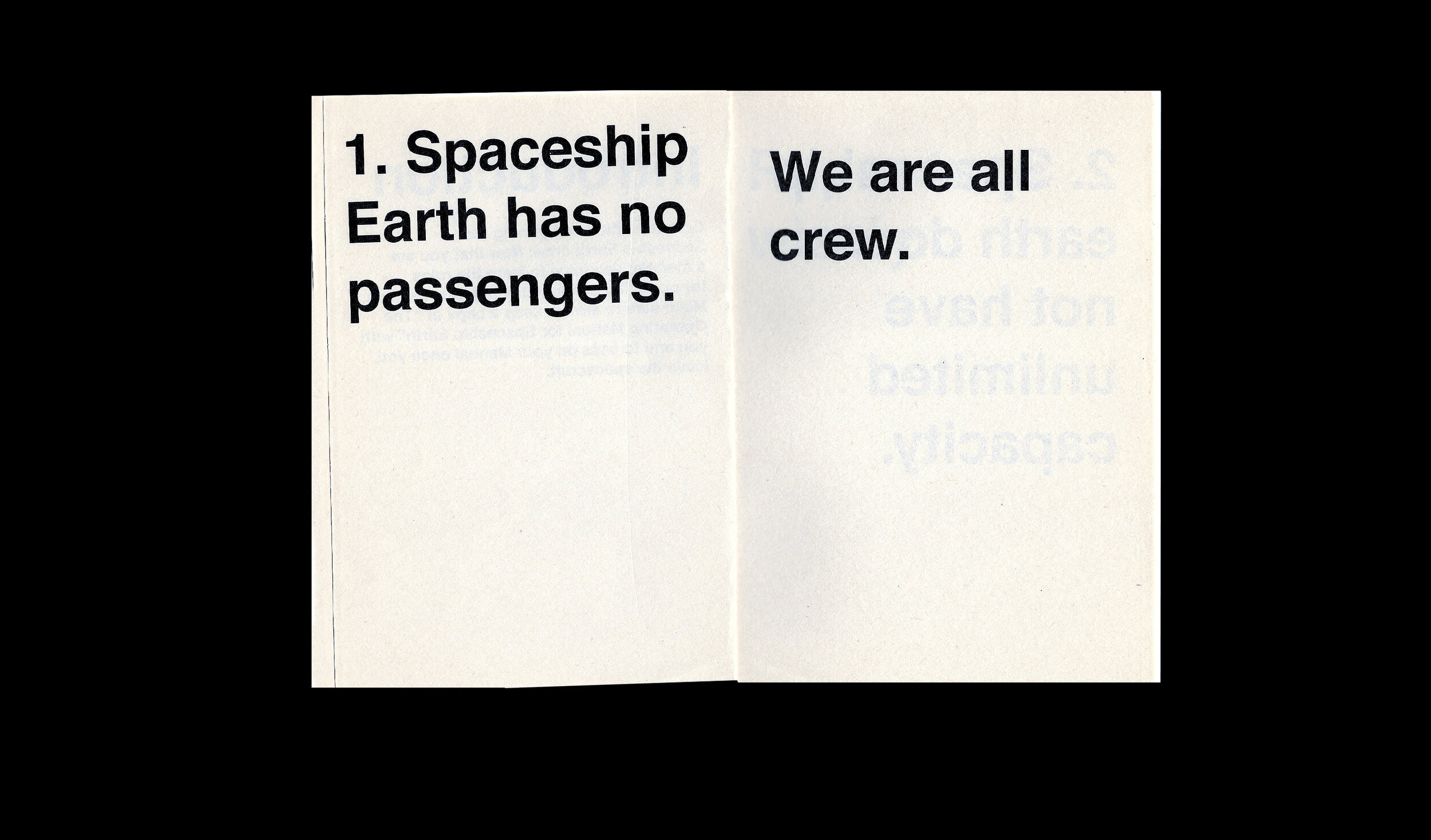 THE OPERATING MANUAL FOR SPACESHIP EARTH — FOTODEMIC