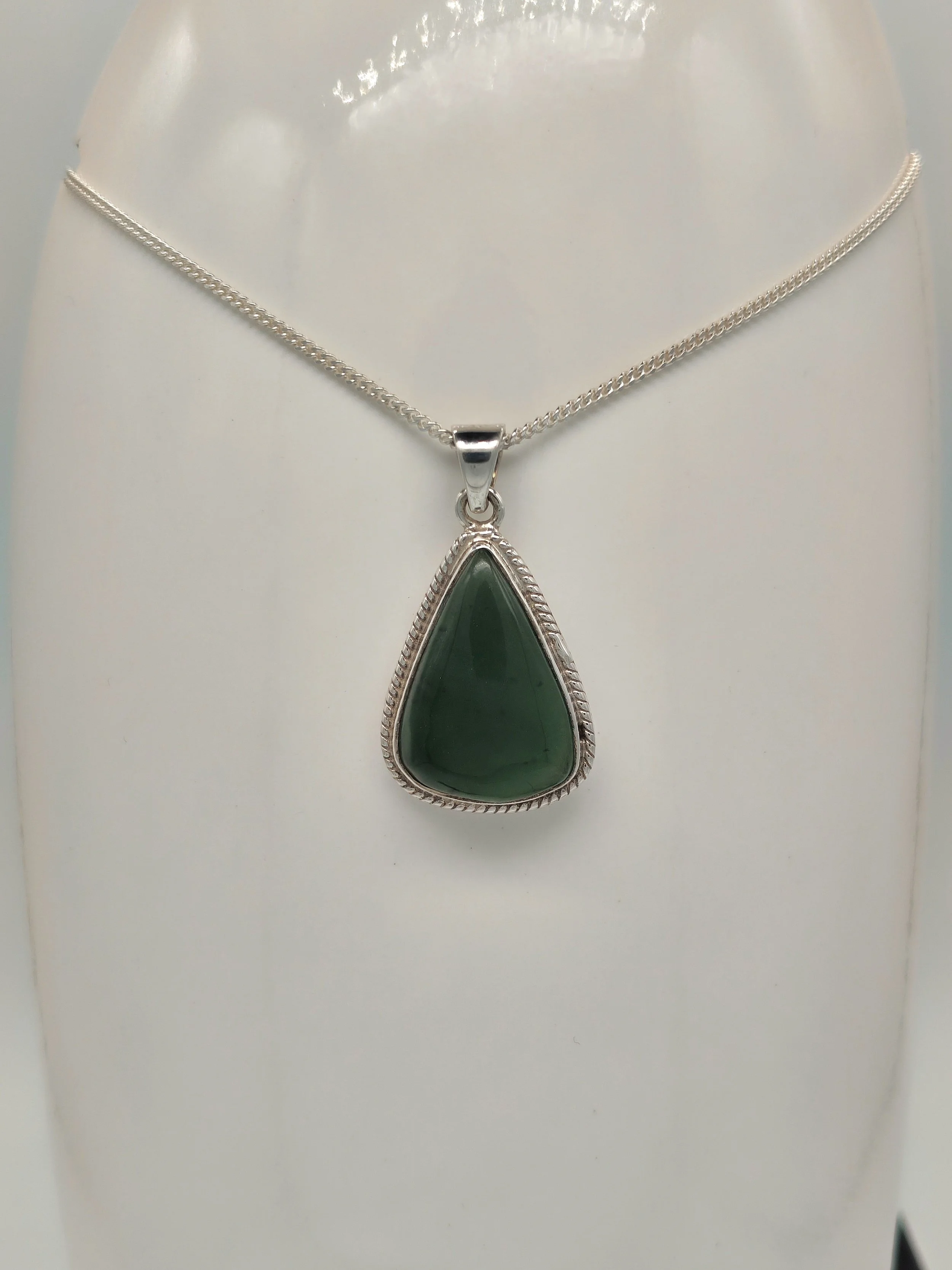 Teardrop Jade Pendant