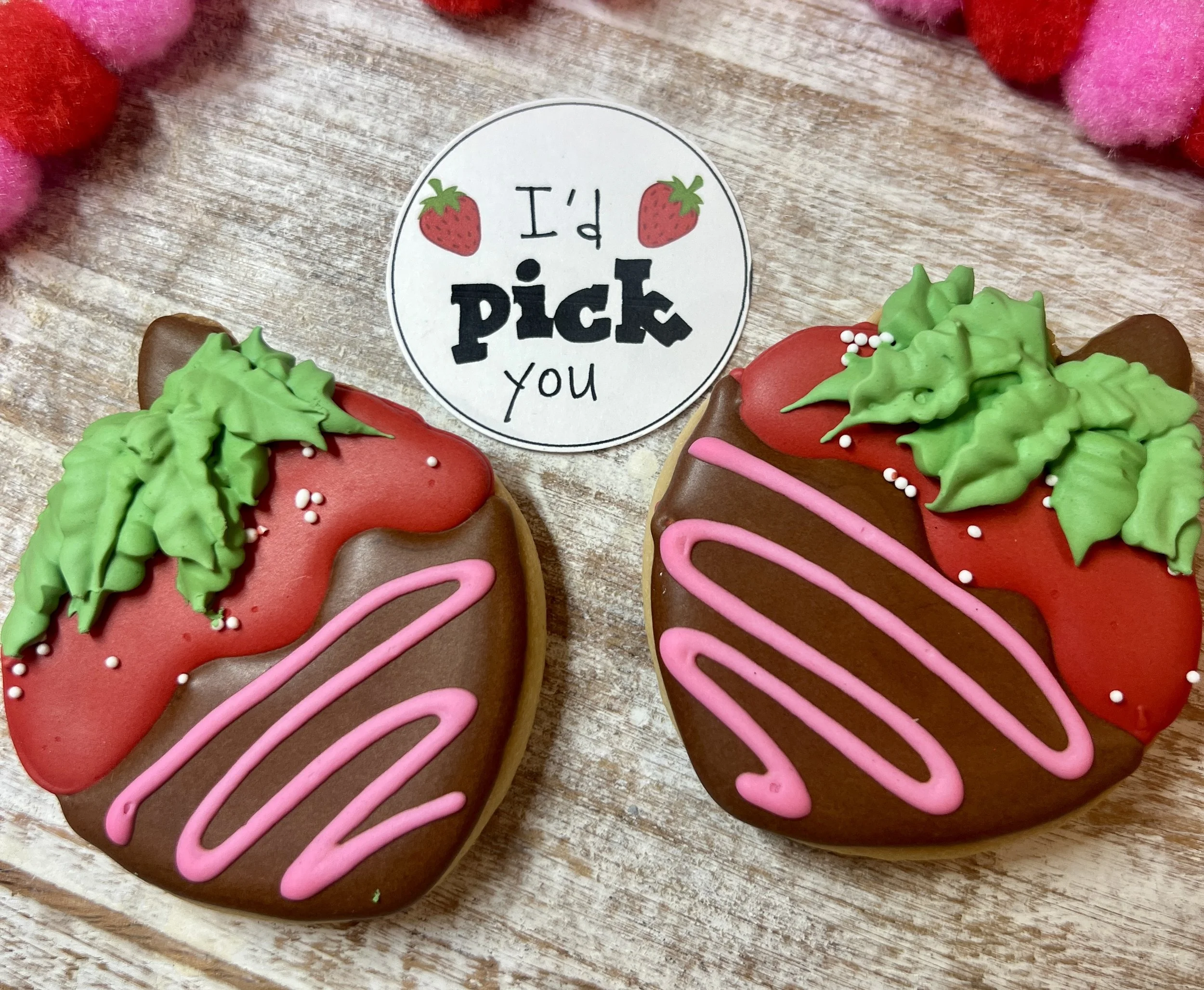 Berry Sweet Valentine Cookie