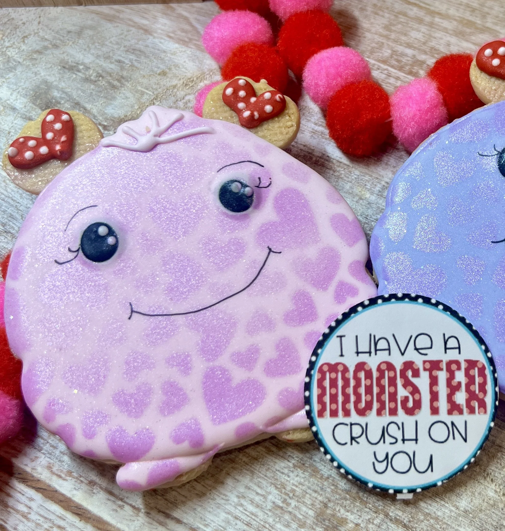 "Pink" Be Mine Monster Cookie
