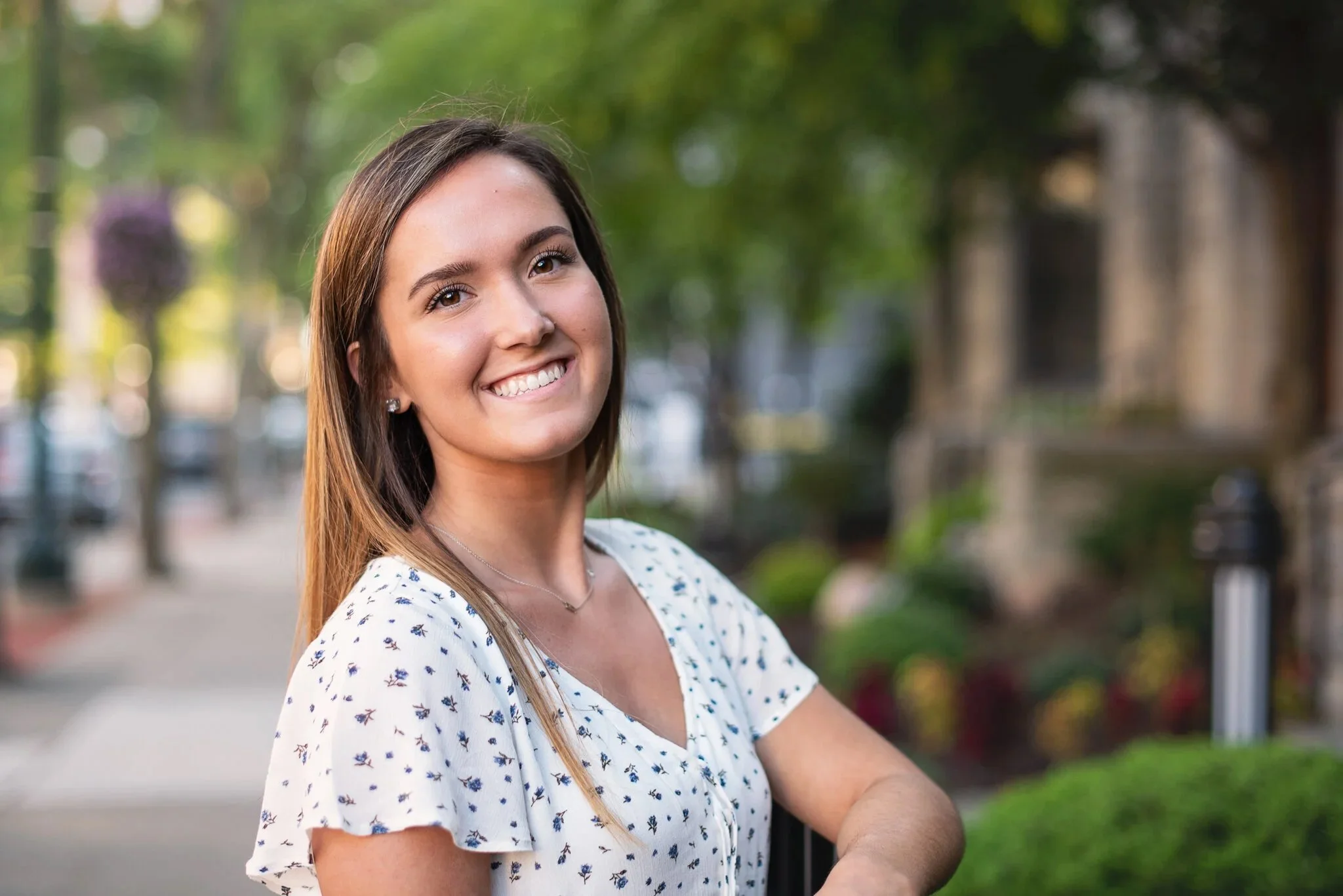urban scene at golden hour - senior photography, charlotte, nc