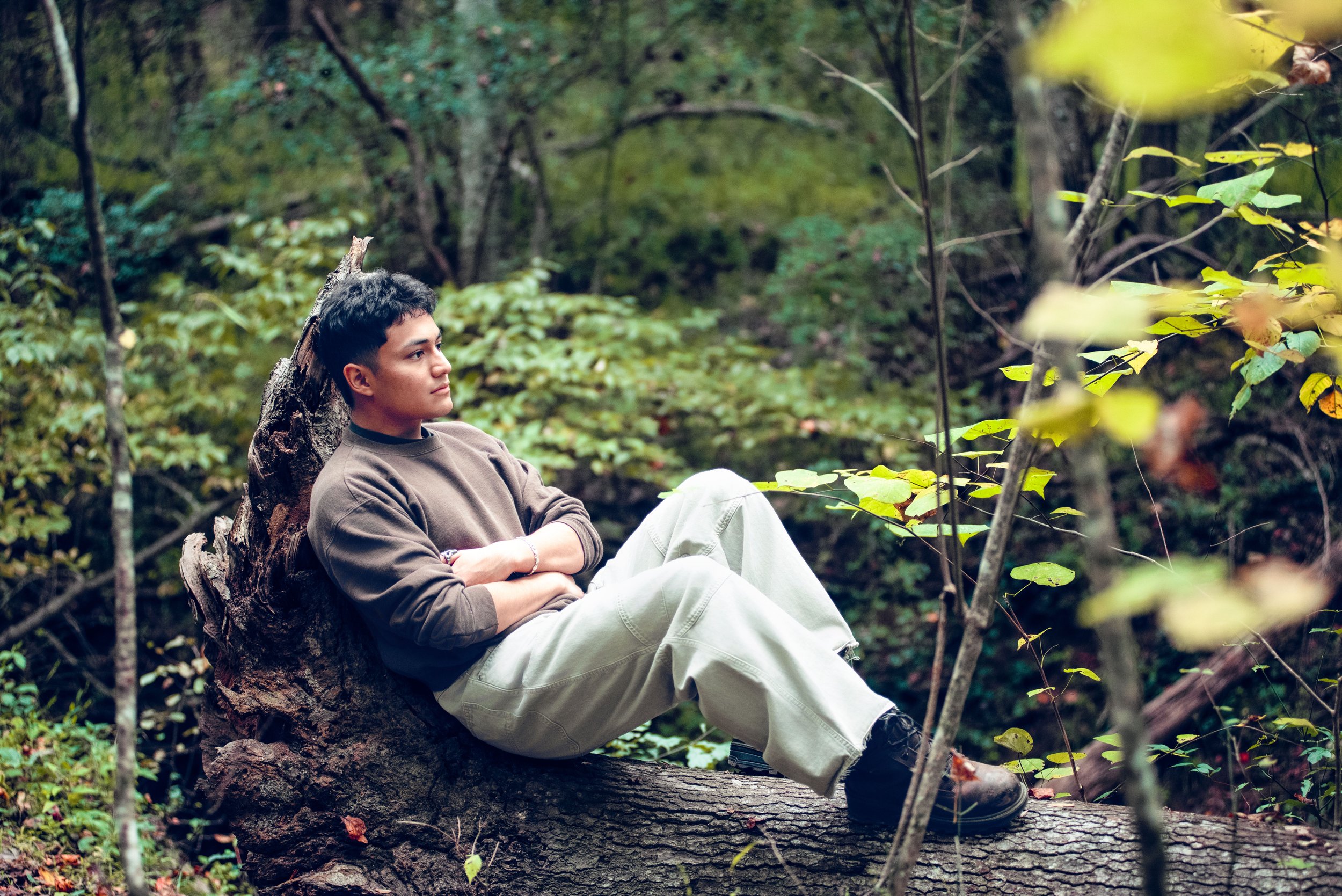 Outdoor senior photo session, charlotte, nc