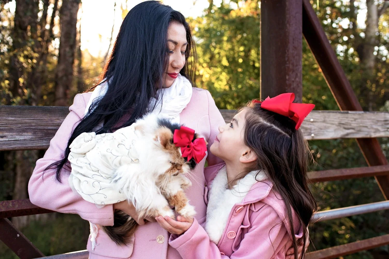 outdoor family photo session, weddington, NC