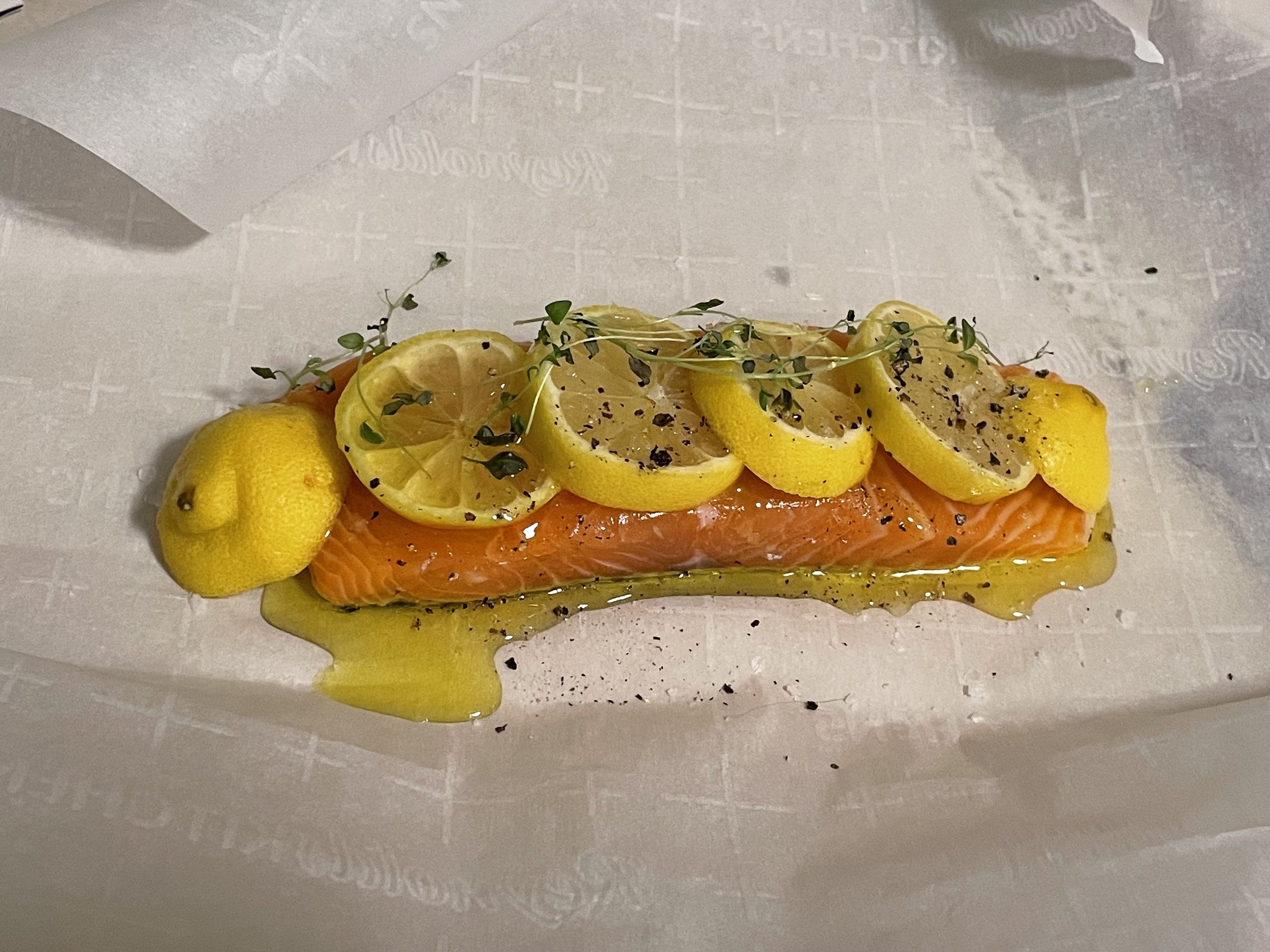 Salmon en Papillote