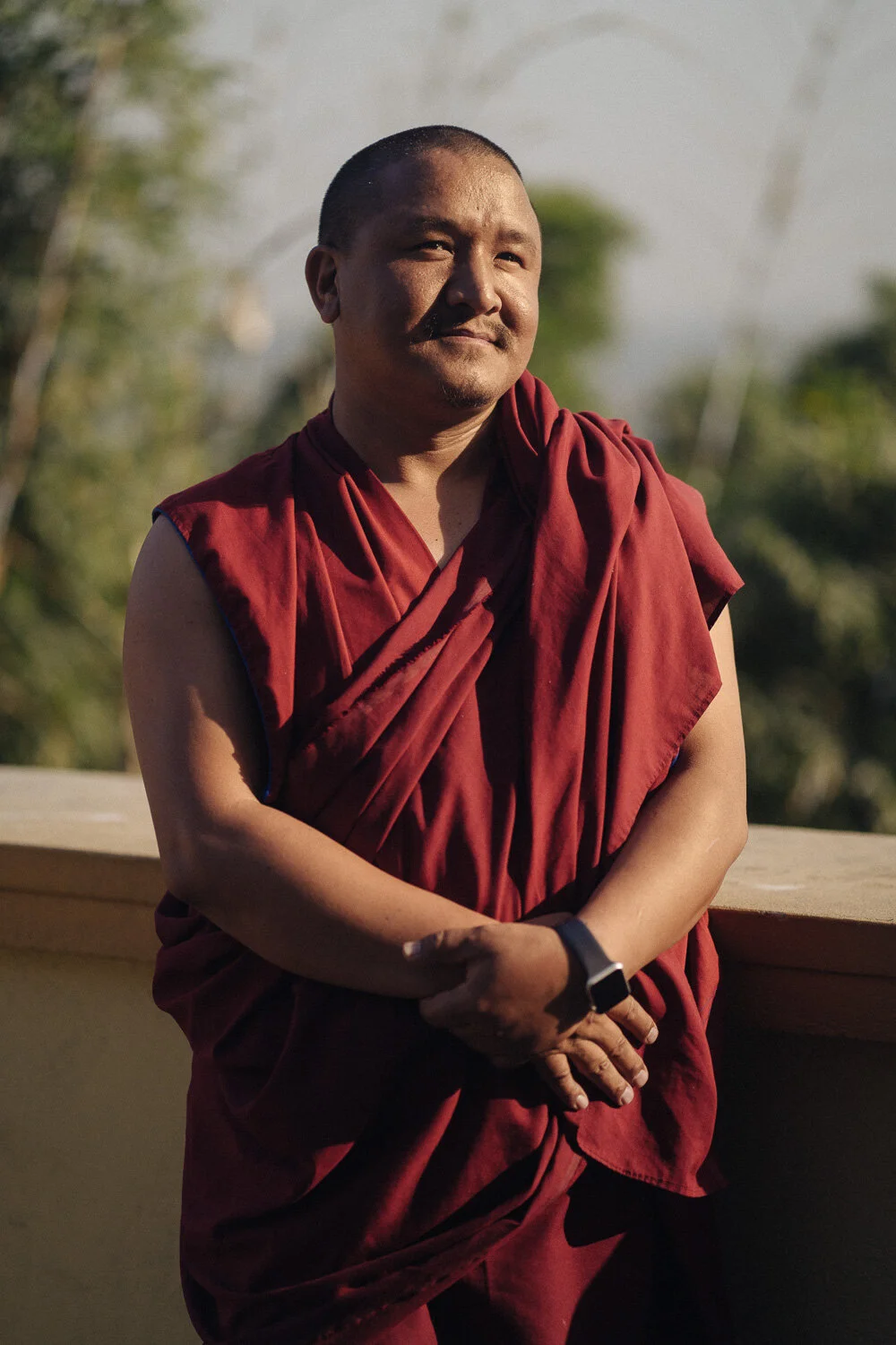 Kopan Monastery Monk in Nepal