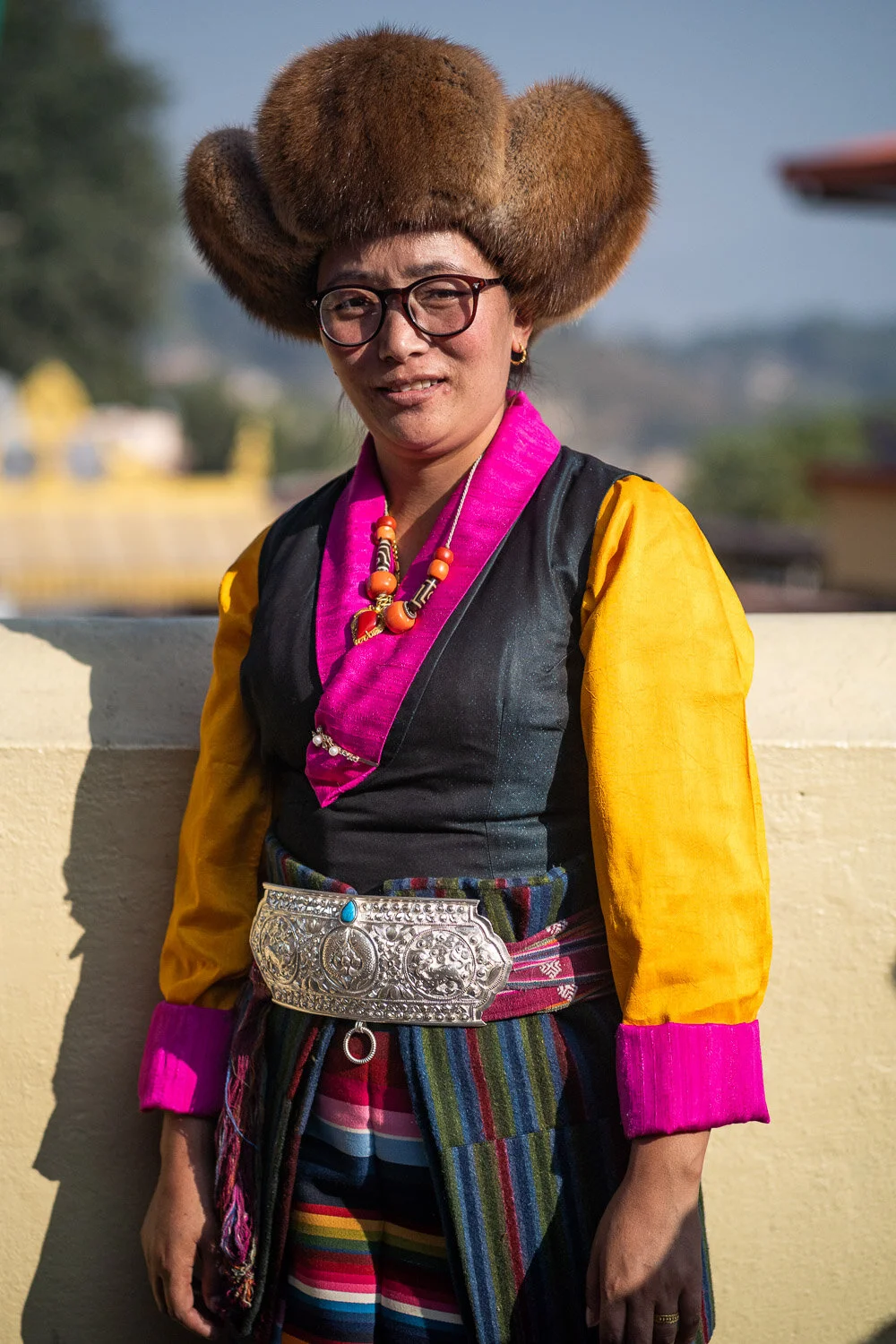 Women wearing a  nepalese traditional costume