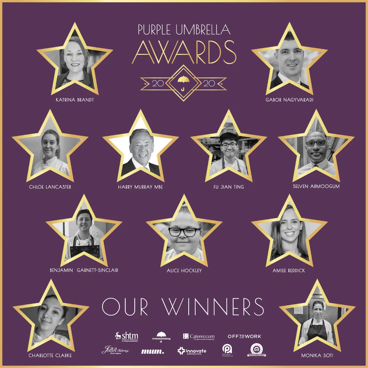 Purple Umbrella Award winners announced Hospitality Training