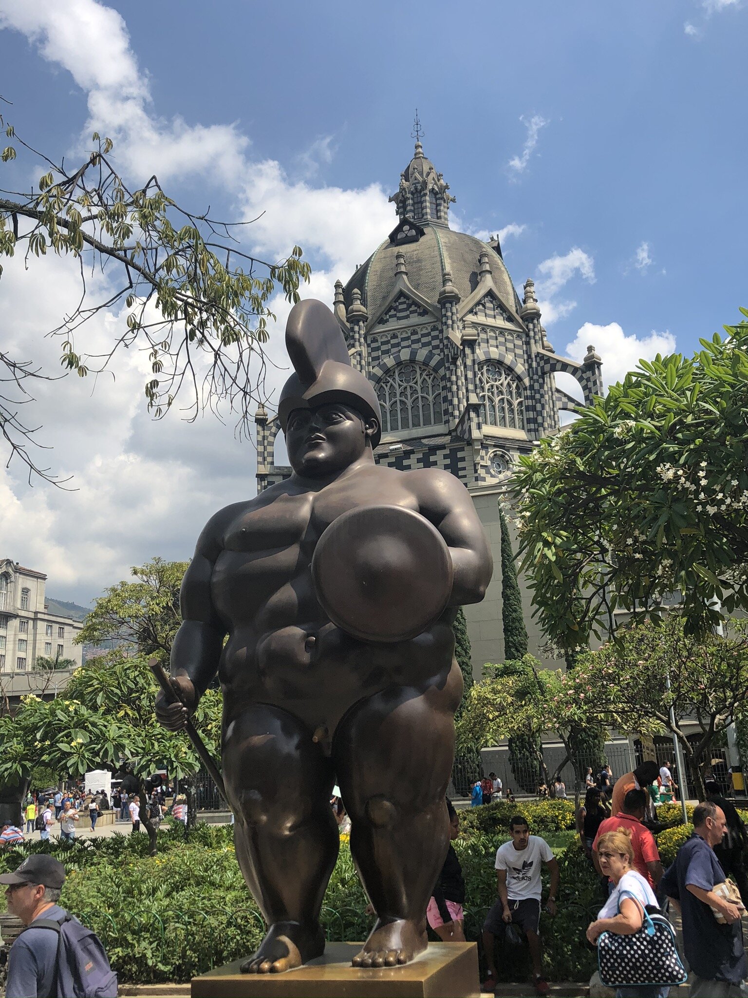 Botero's famous "fat" sculptures