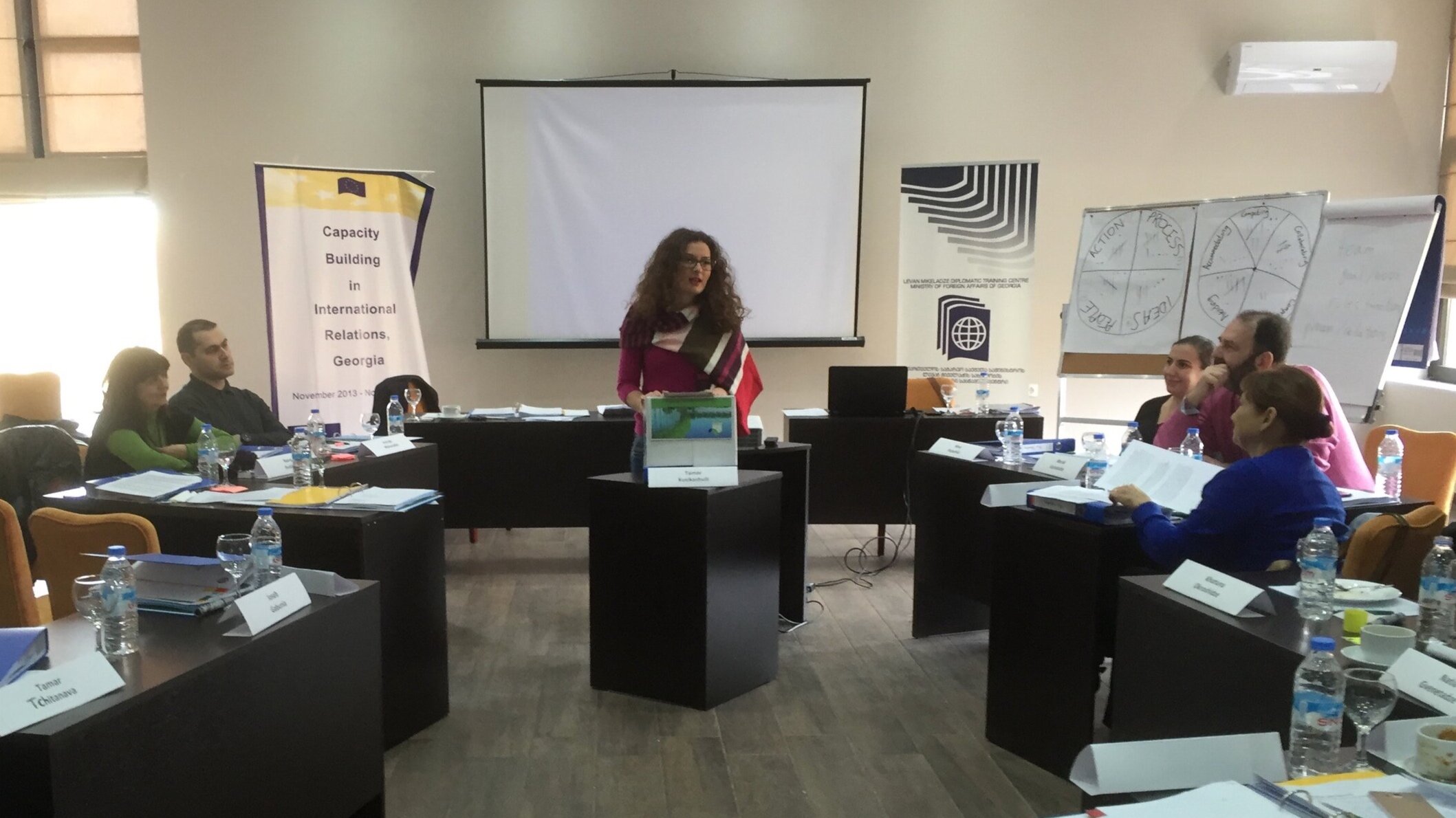 International relations working with the EU