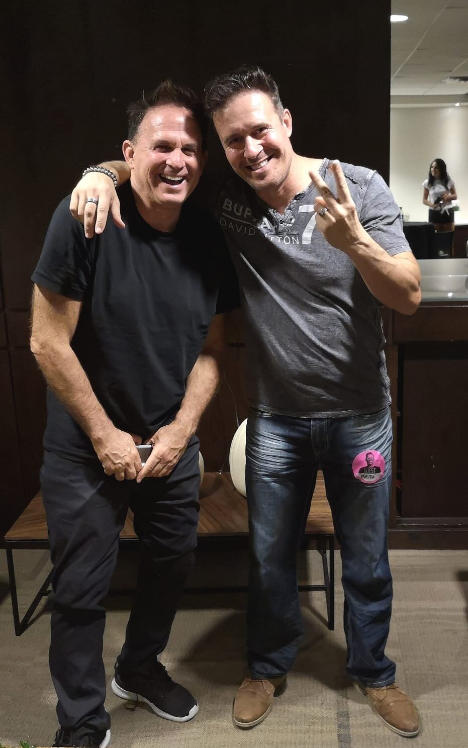 Another brother of mine in my circle of musicians. That was a great Bryan Adams concert.