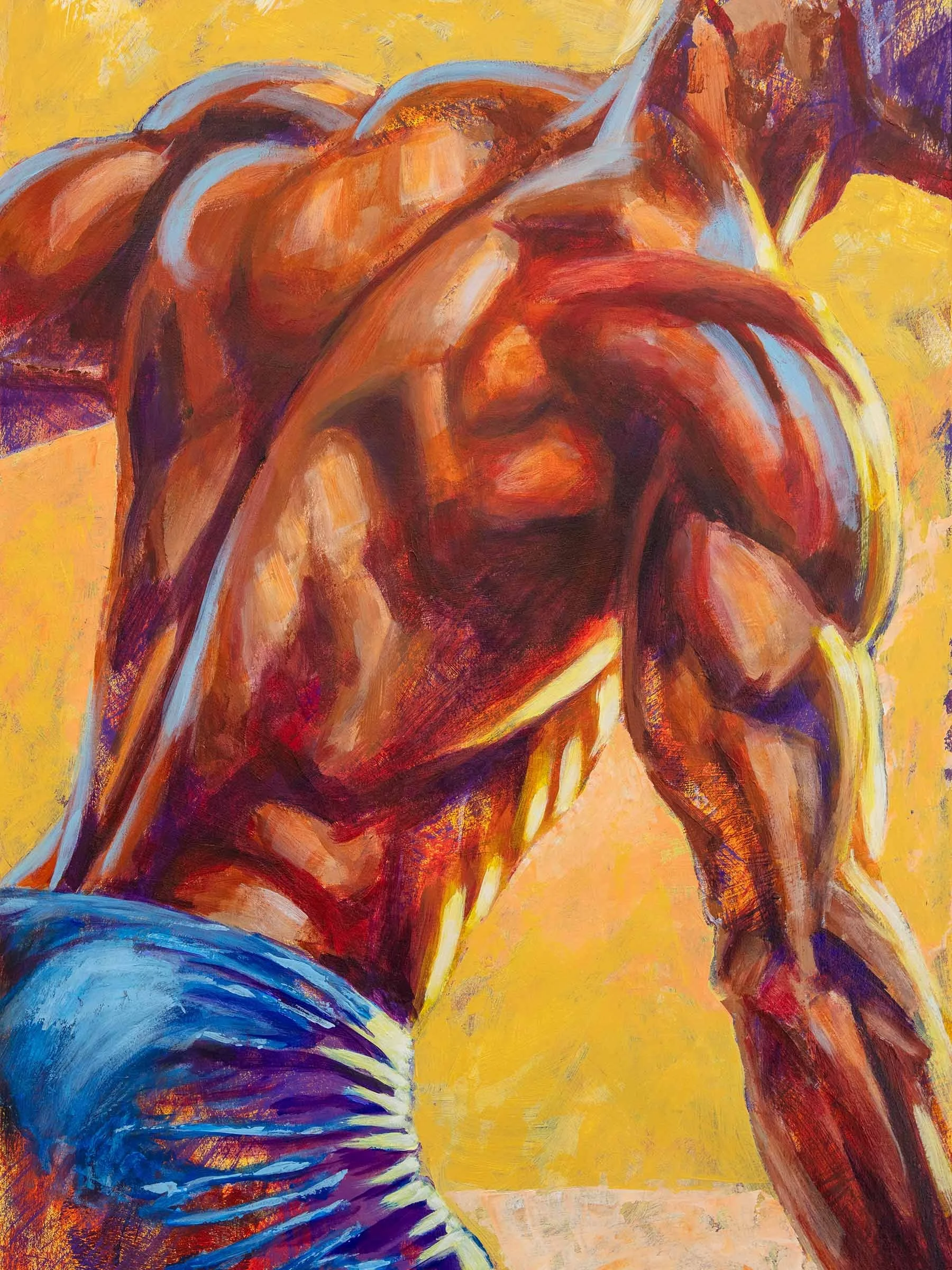 Living Colour #4 (Back)
Year: 2026
Size: 22” x 30”
Media: Acrylic on Paper