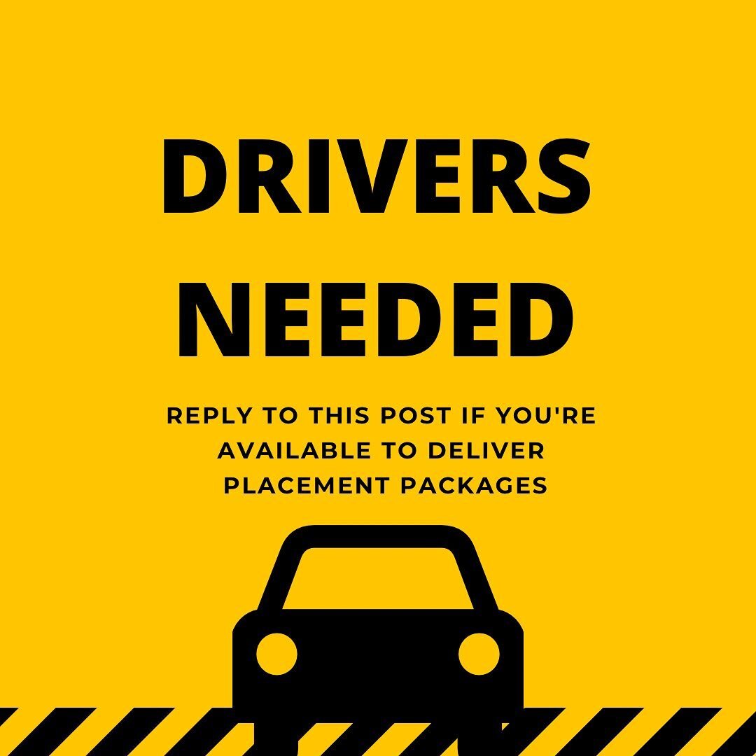 We&rsquo;ve got more packages than we can deliver! 
We&rsquo;d love to have more people join the team as volunteers and deliver some of the Placement Packages to our families. 
 If this sounds like something that you&rsquo;d be interested, please com