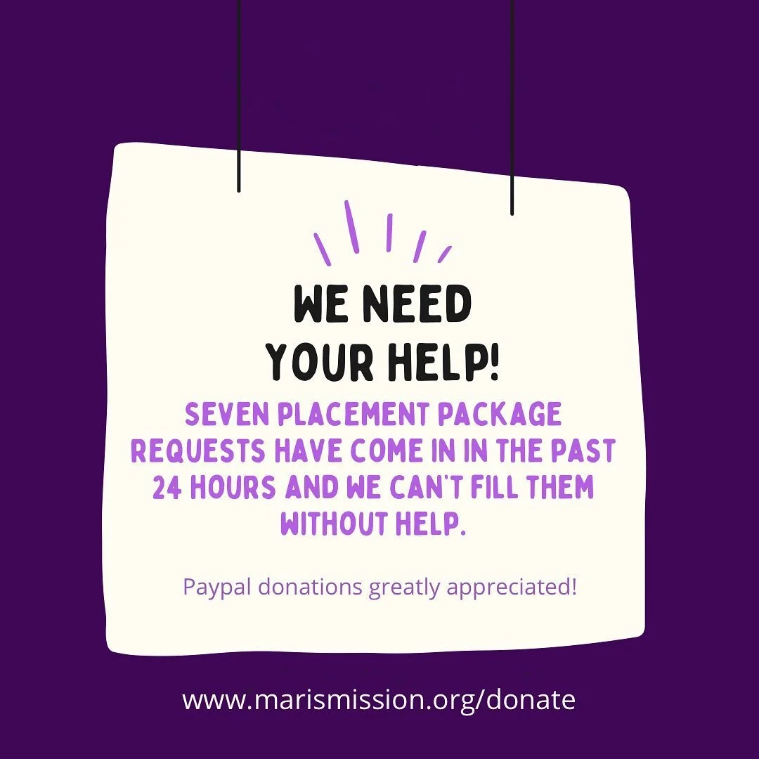 We are so happy to help these families, but we need help in able to do it!  Please consider making a donation! www.marismission.org/donate
