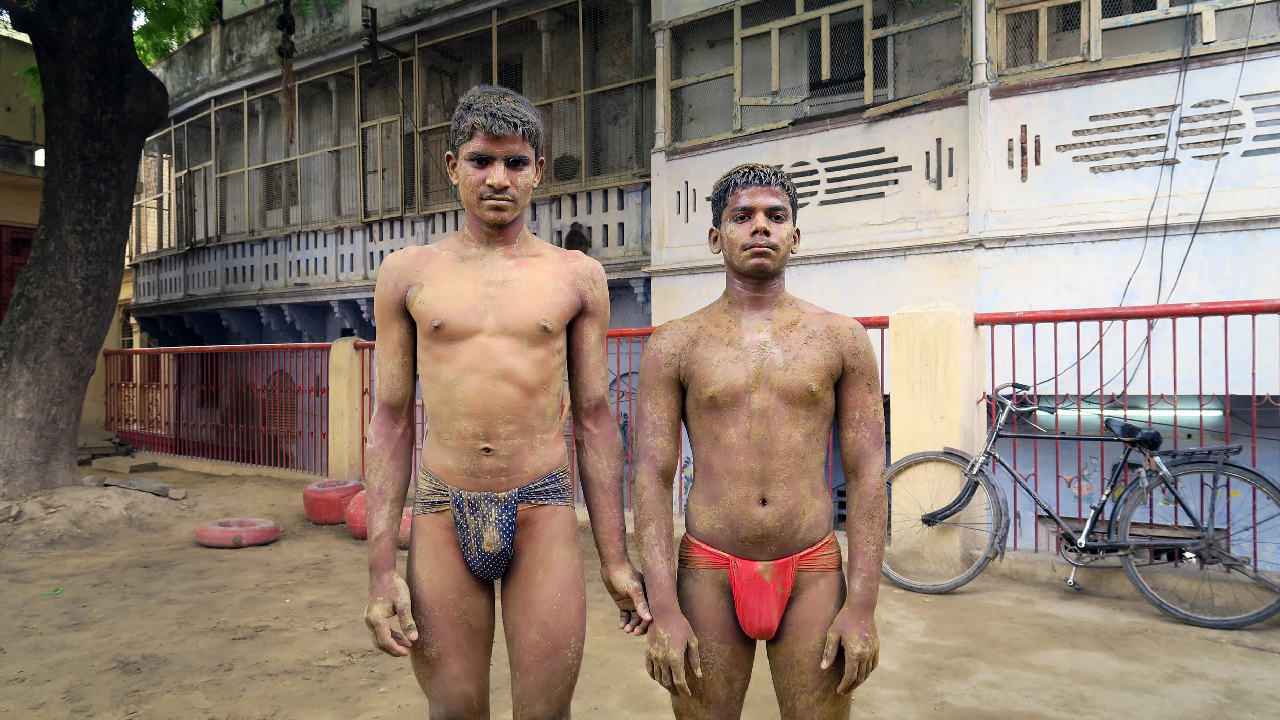 CorinneIsabelleRinaldis_Wrestling Varanasi.jpg