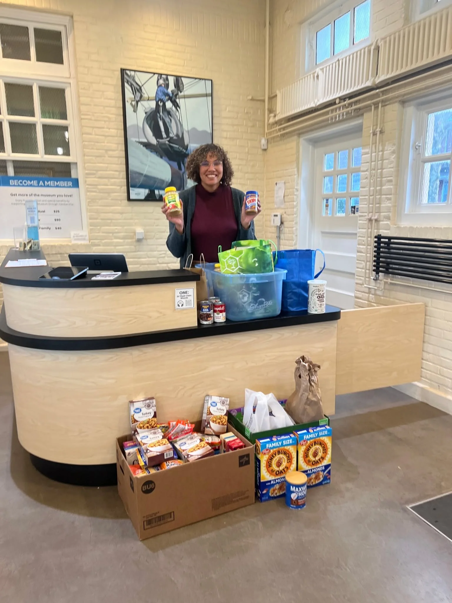 Thank you so much to everyone who donated to our food drive! With your help, we were able to donate several bags and boxes of food to Mary, Mother of the Church's food pantry, where staff and Sunday school kids were in the process of making bags for 