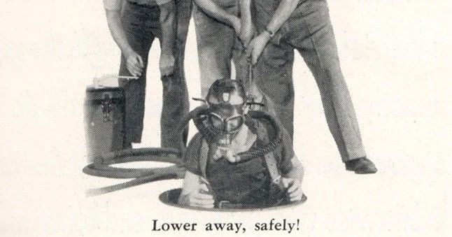 100 years ago today, the John A. Roebling's Sons Company showed 500 Roebling mill workers its first safety video presentation at the auditorium on 7th and Main. According to the worker magazine "The Blue Center," workers attending the event