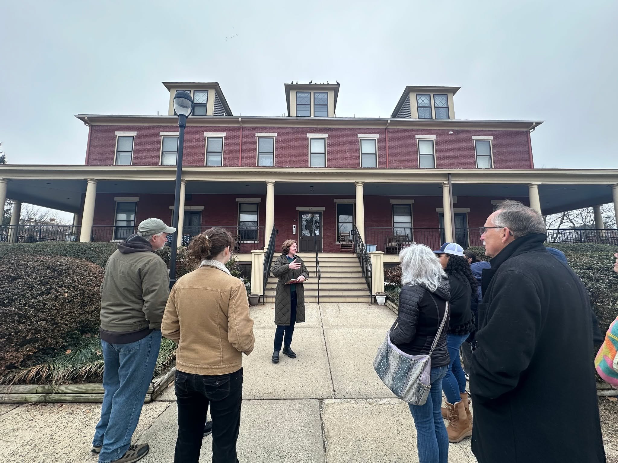 Enjoy these pictures from our first company town walking tour of the year! 🚶🚶&zwj;♀️🚶&zwj;♂️🚶🏾&zwj;♀️

While it may not be 80 degrees like it was earlier in the week, tomorrow is still a wonderful day to get outside and learn some Roebling histo