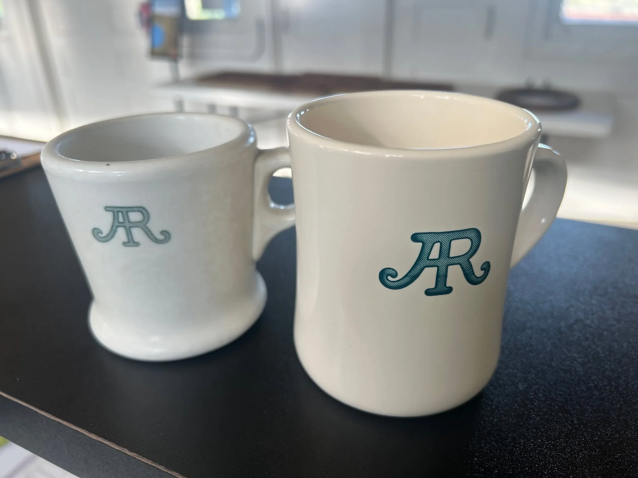 New to our gift shop this week: JAR mugs based on a mug in our collection from the early 20th century (on the left)! ☕☕

Now for the real question: coffee or tea?