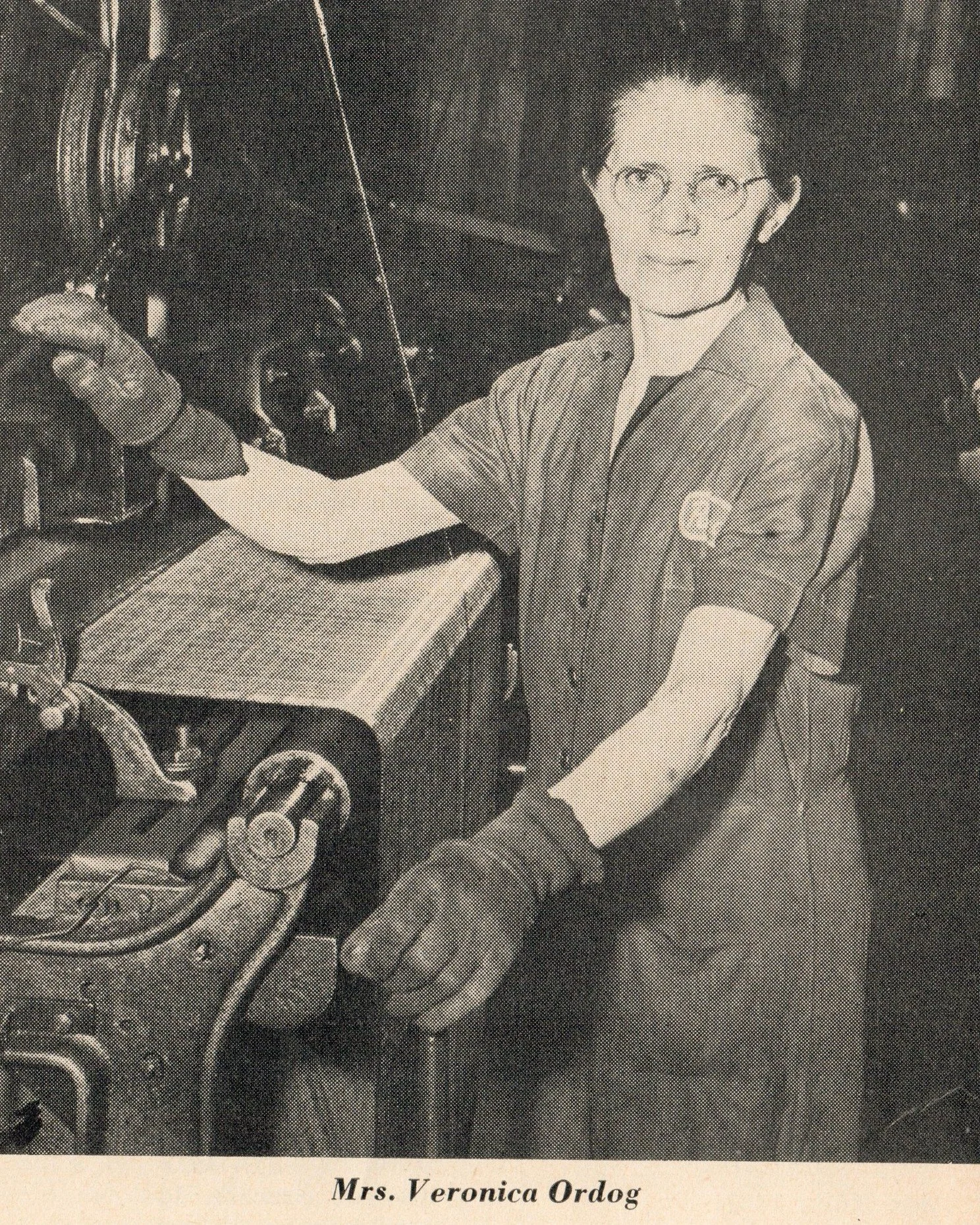 It's Mother's Day weekend! 🥰 Celebrate with us over the next few days with some stories of Roebling women who were named "Roebling Mother of the Week" in the Roebling War Worker newspaper.

Veronica Ordog (1888-1977) was a Hungarian immigr