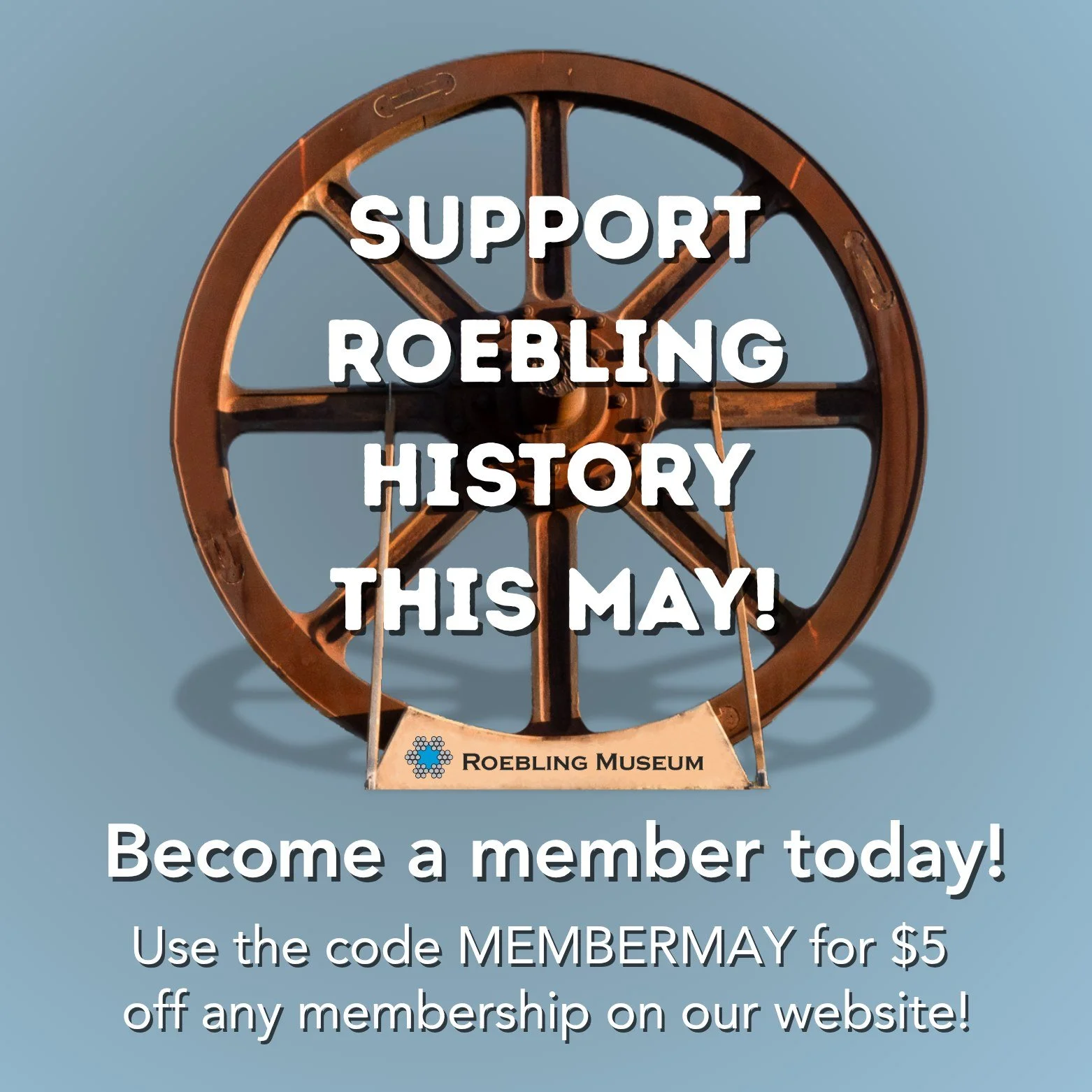 ‼️2 MORE DAYS FOR MEMBERMAY!‼️
There are just two days left to take advantage of our $5 off coupon code for new memberships or membership renewal. Visit our website and when purchasing a membership, enter the code MEMBERMAY at checkout to get the dis