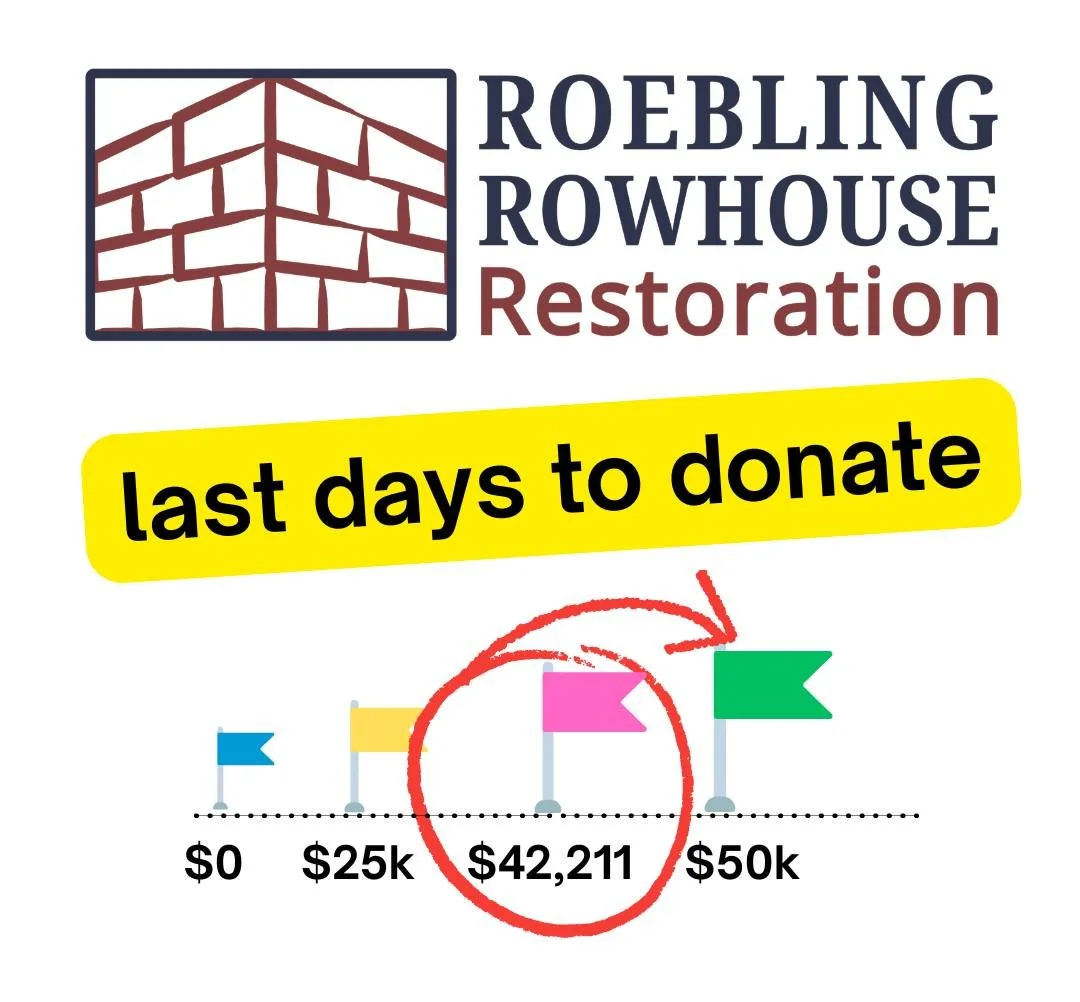 Thanks so much to everyone who donated to phase one of our restoration project over the last two months!  Can you believe we're just $7,789 away from our $50,000 goal? 

There's one day left before our fundraising campaign ends.  Help us get across t