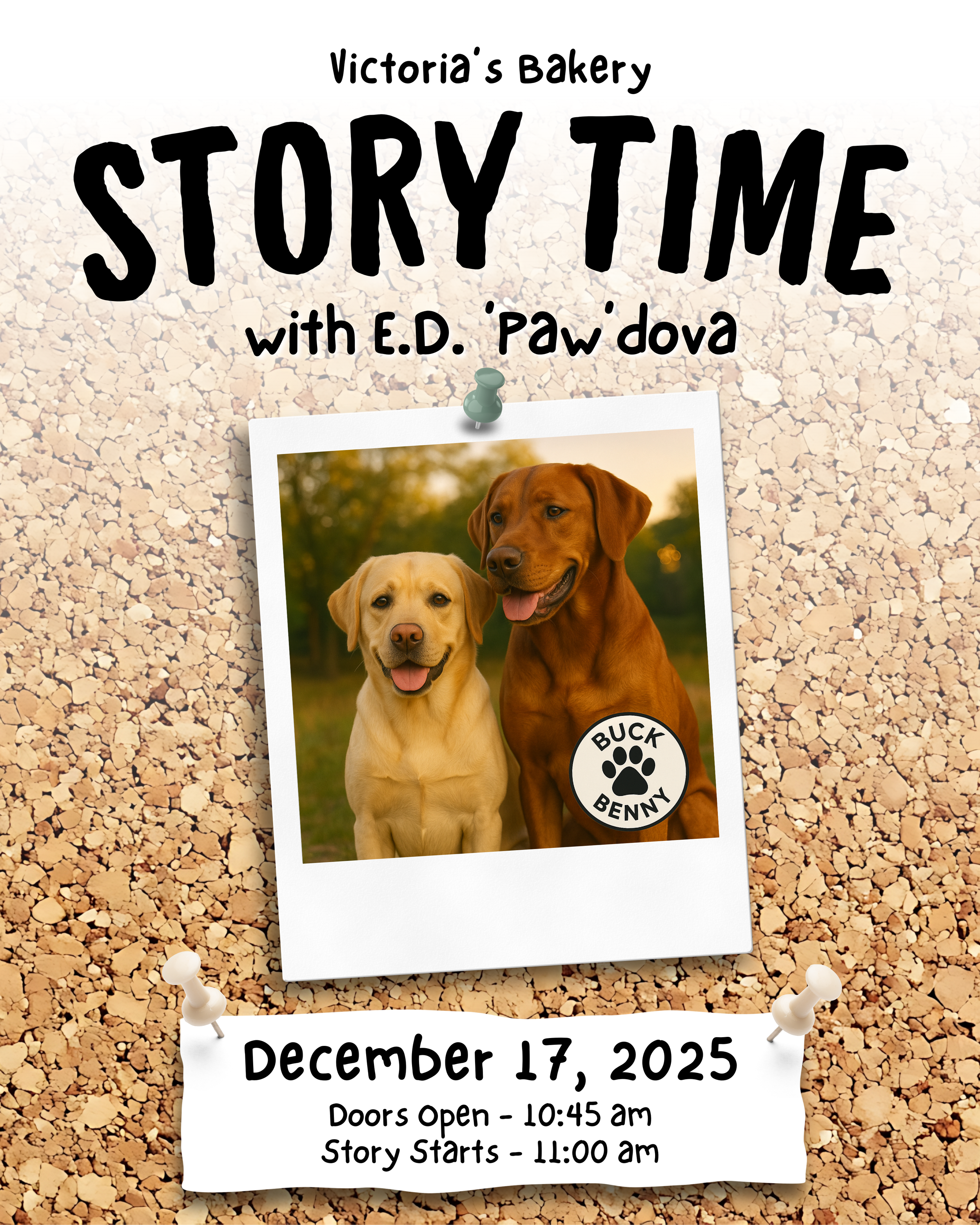 Storytime with E.D. 'Paw'dova