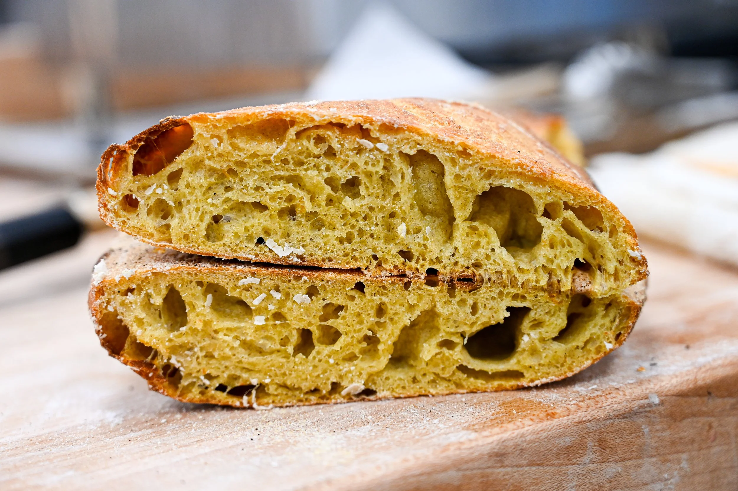 Orange Saffron Fougasse