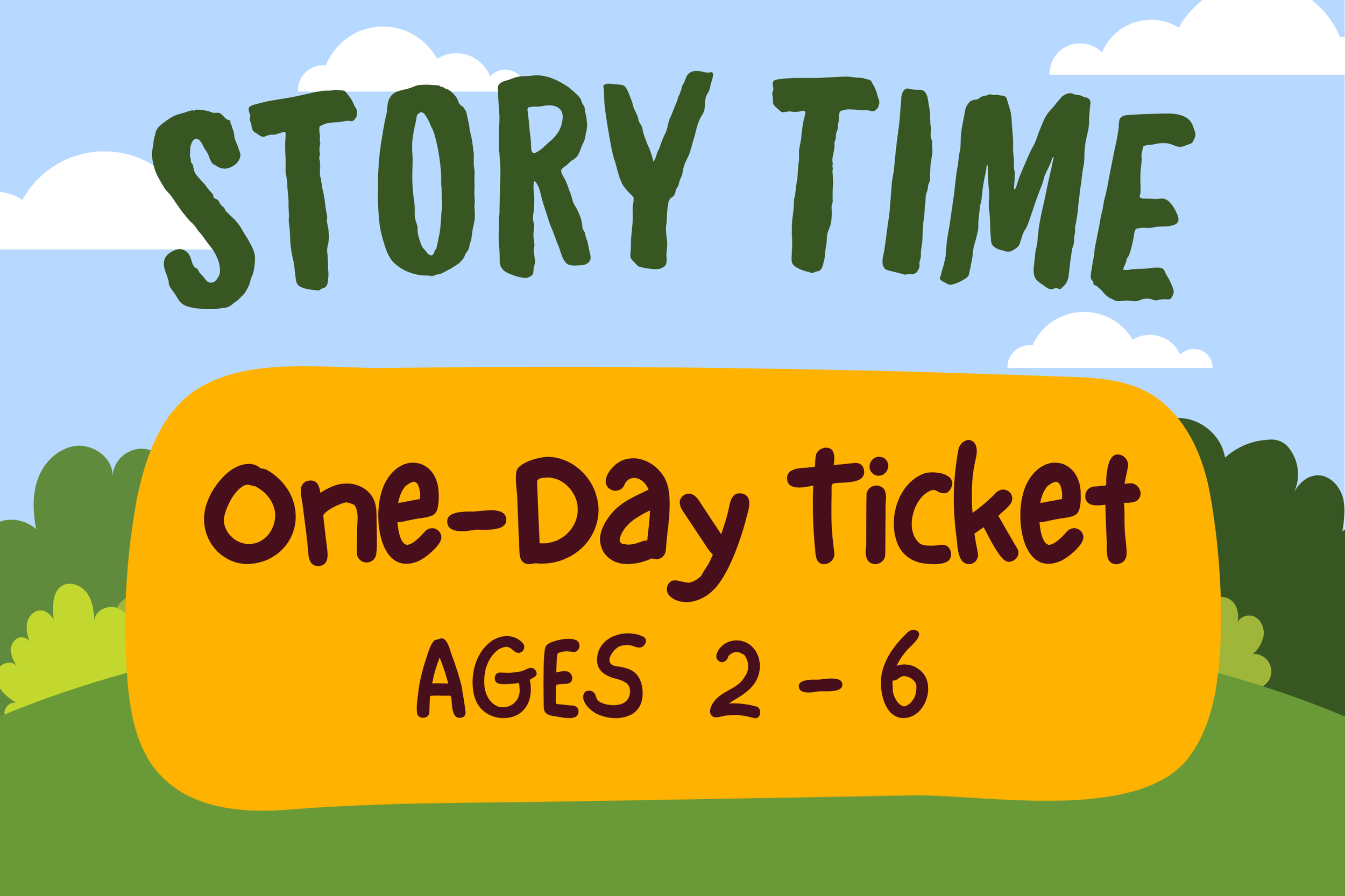 One-Day Ticket (Ages 2-6)