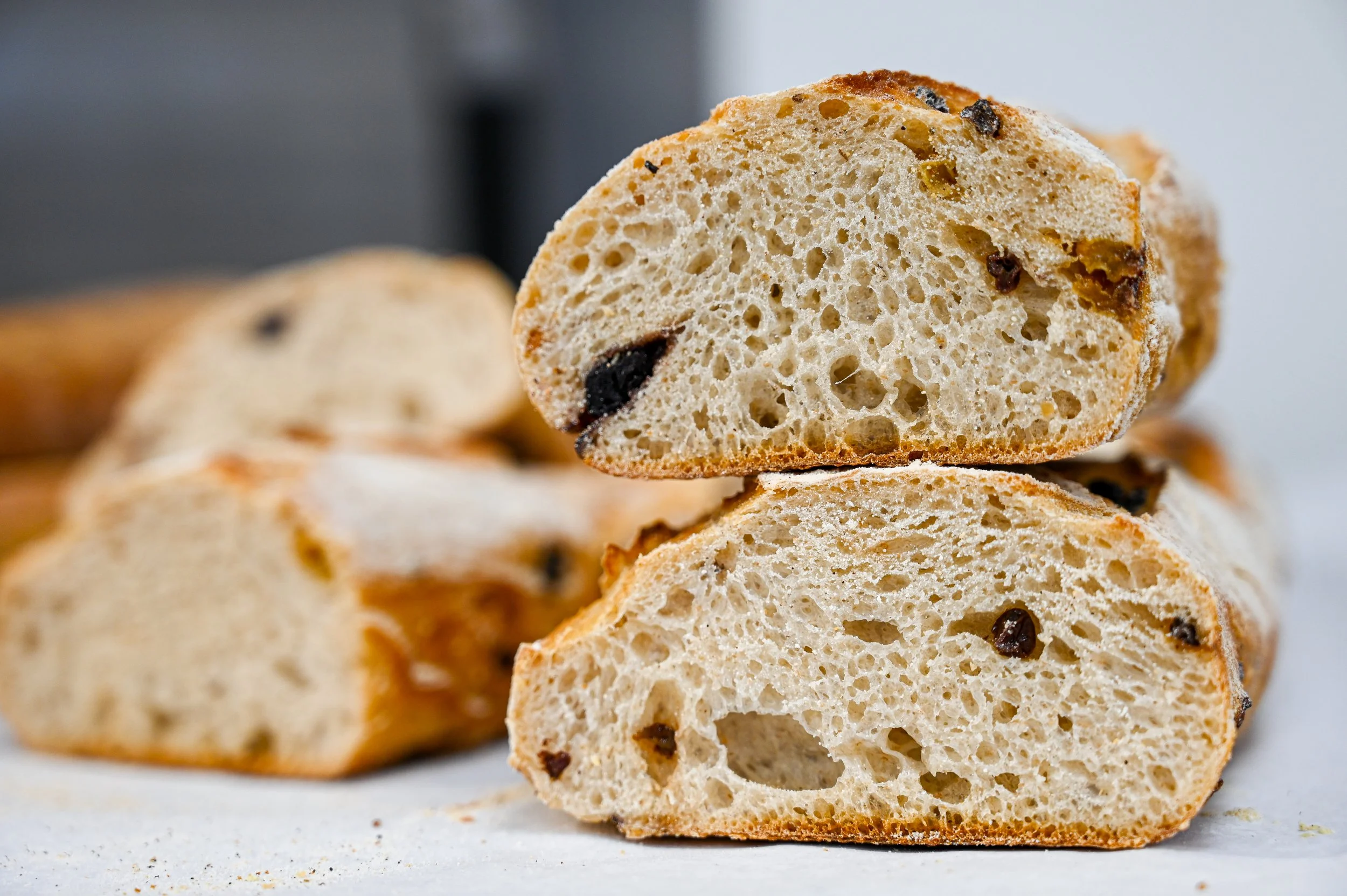 Hazelnut & Berry Baguette