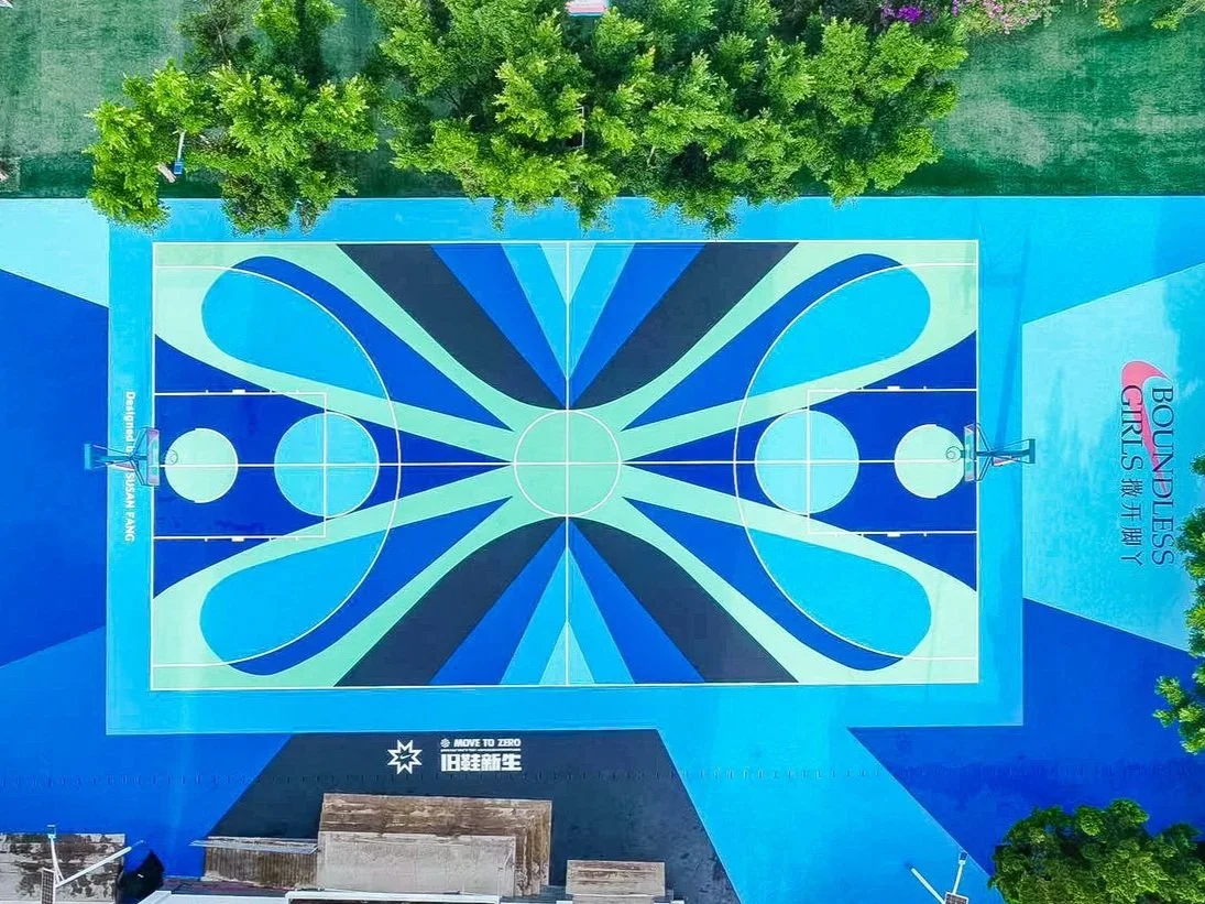 NIKE unveils "Boundless Girls" themed eco-friendly playground in Yunnan