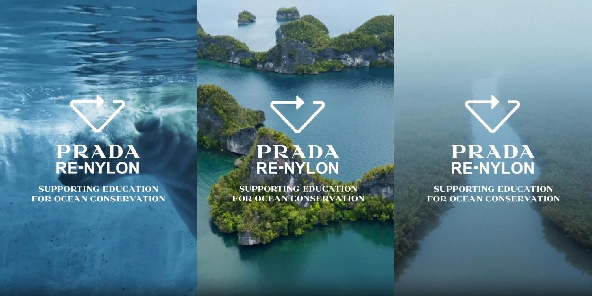 Prada Re-nylon in collaboration with National Geographic Creative Works