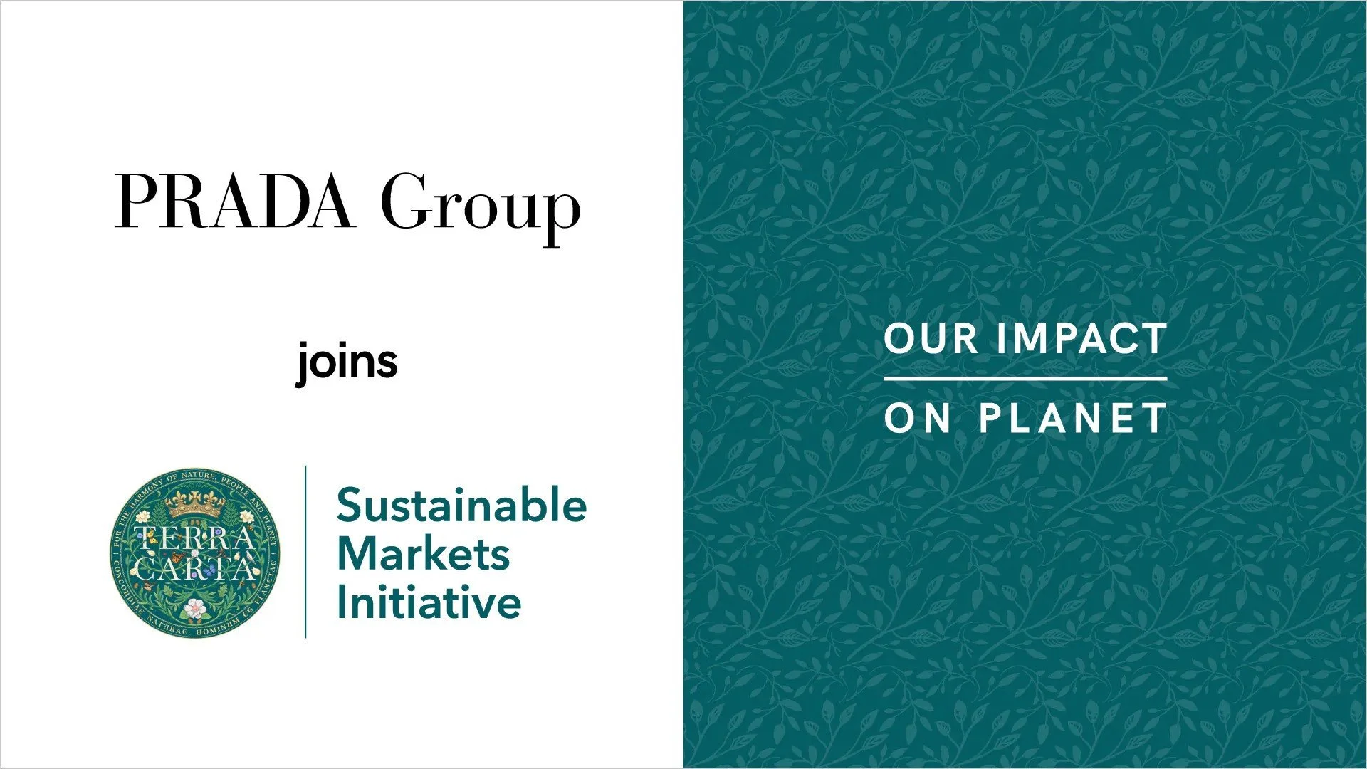 Prada Group joins the Sustainable Market Initiative’s Fashion Task Force