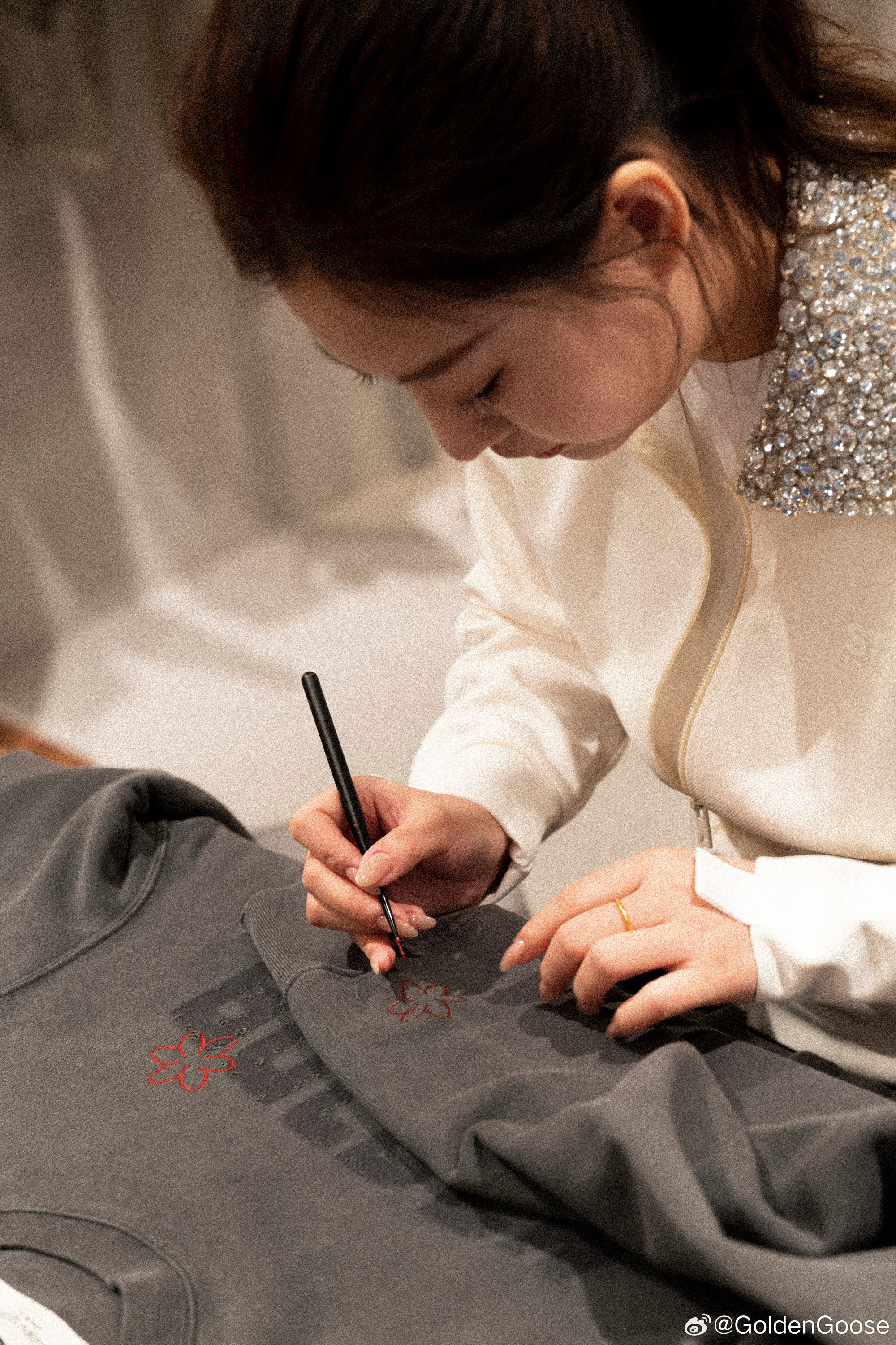 Golden Goose joined hands with Jackson Yee to support individuals with disabilities