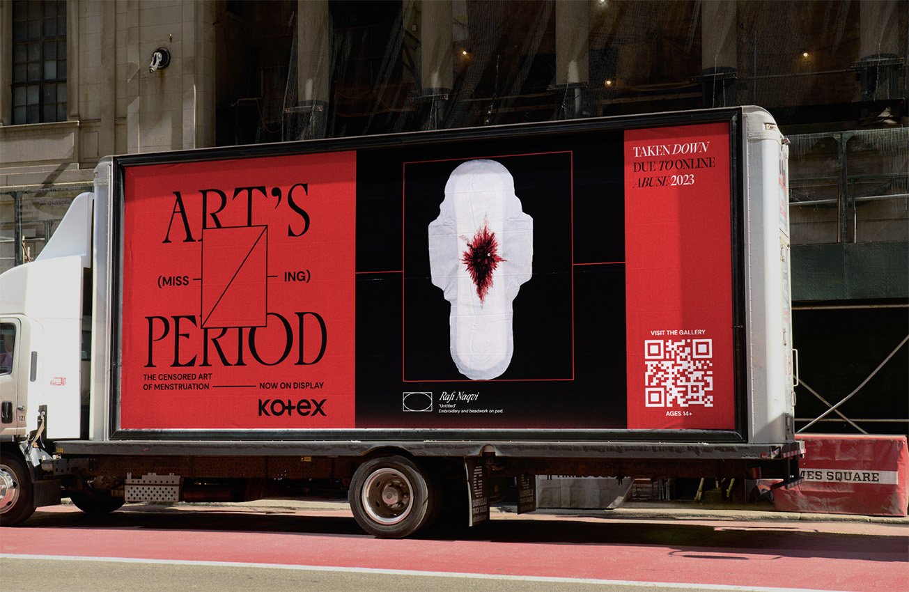 Kotex challenges menstrual stigma with ‘Art’s Missing Period’ global campaign