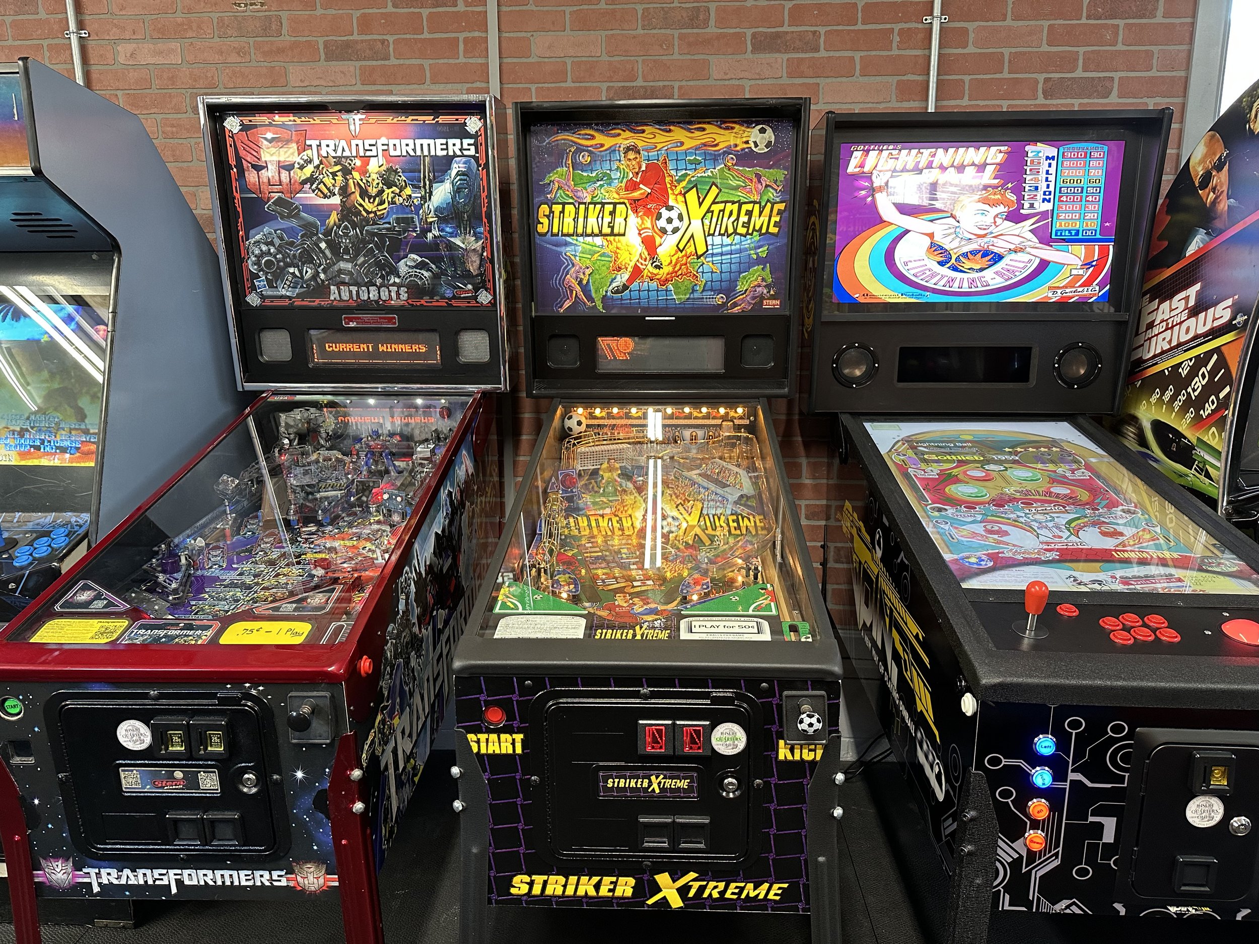 Pinball Machines, Arcades Games, and More 