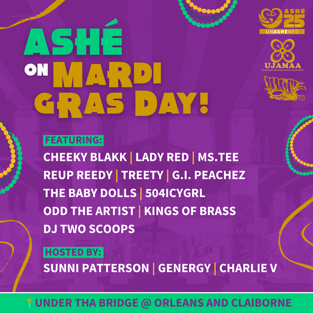 Ashé on Mardi Gras Day!