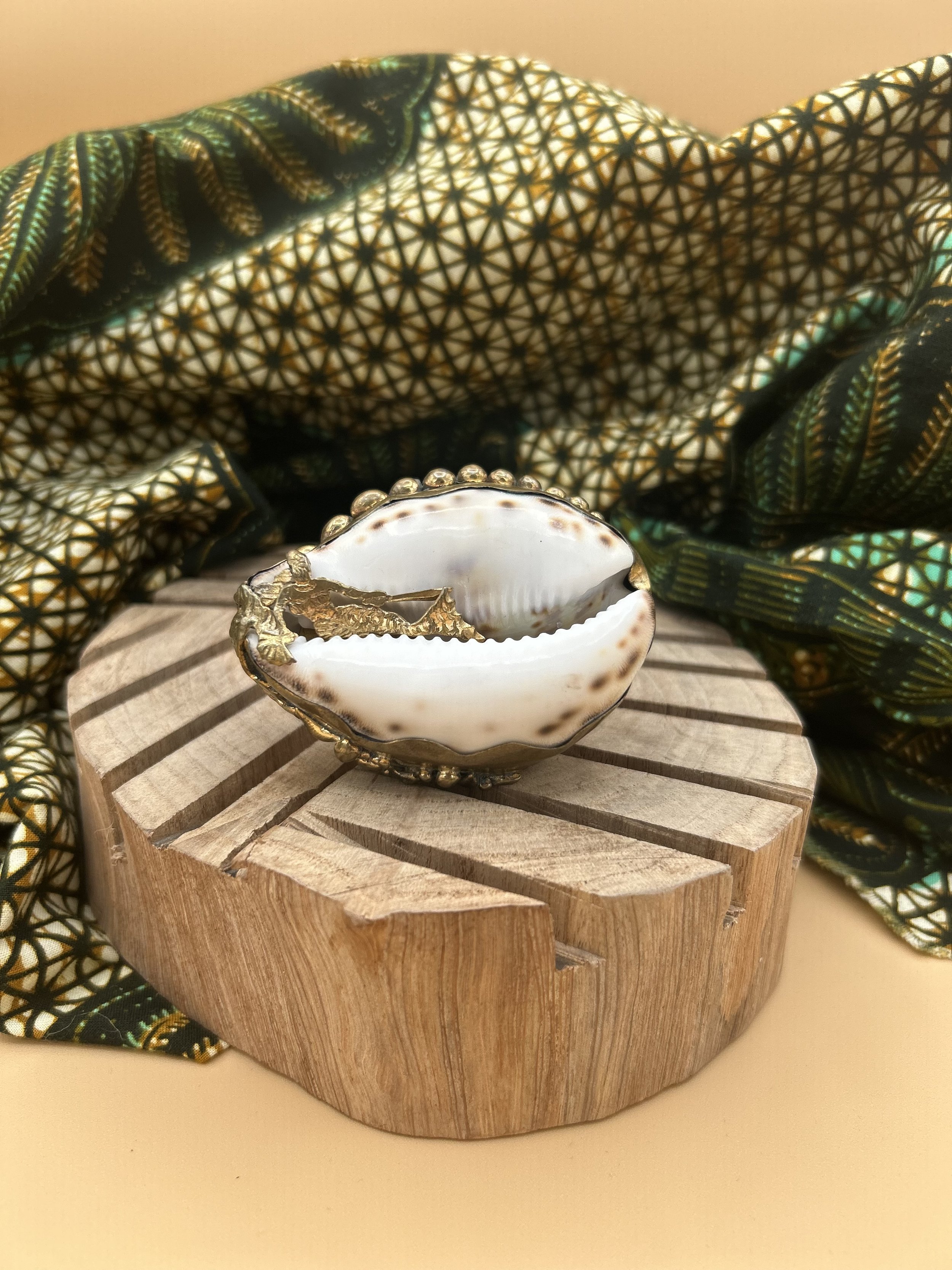 Goddess Cowrie Shell Ring