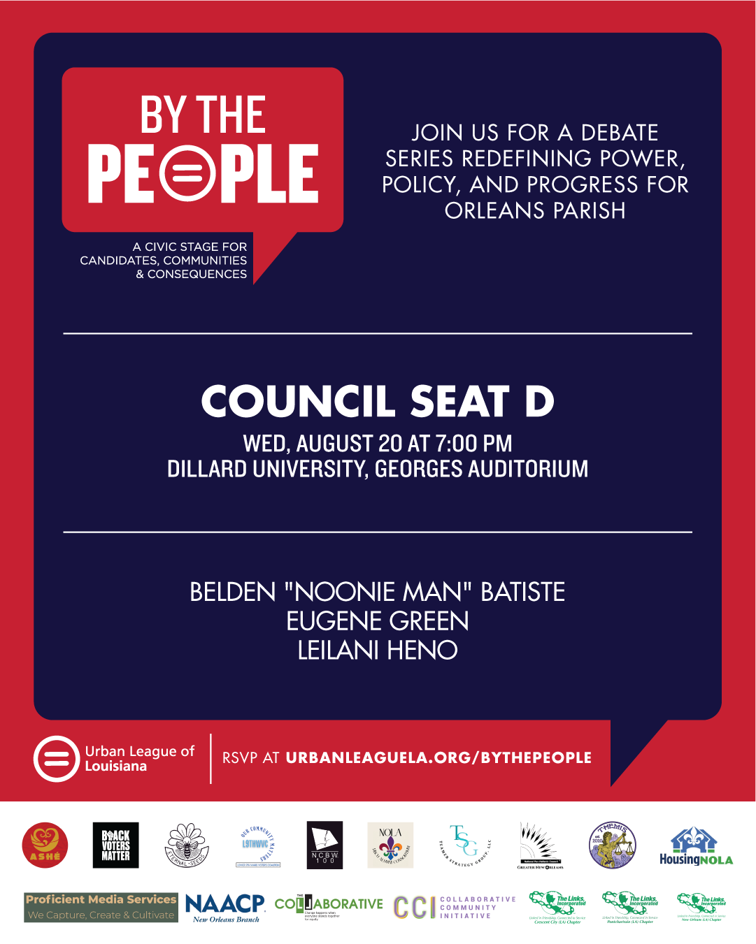 For The People Debate Series: Council Seat D Debate